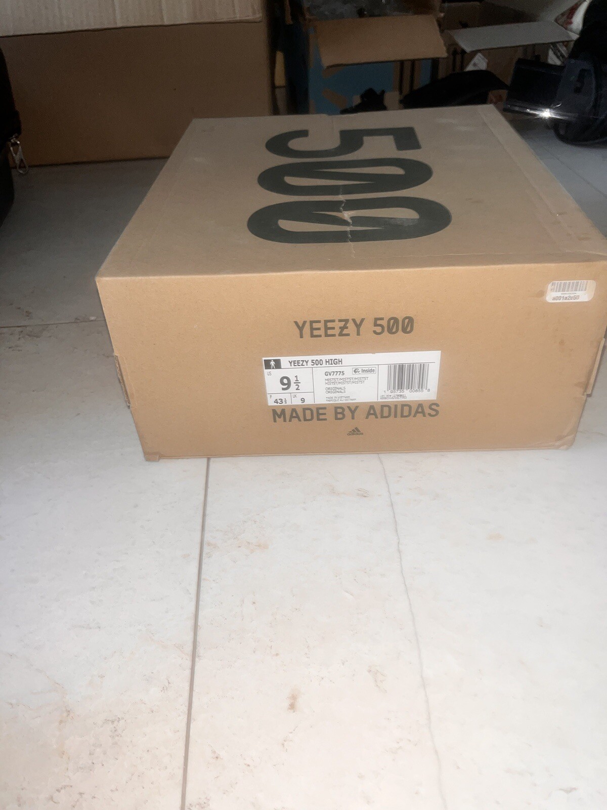 Size 9.5 – adidas Yeezy 500 High Mist Stone