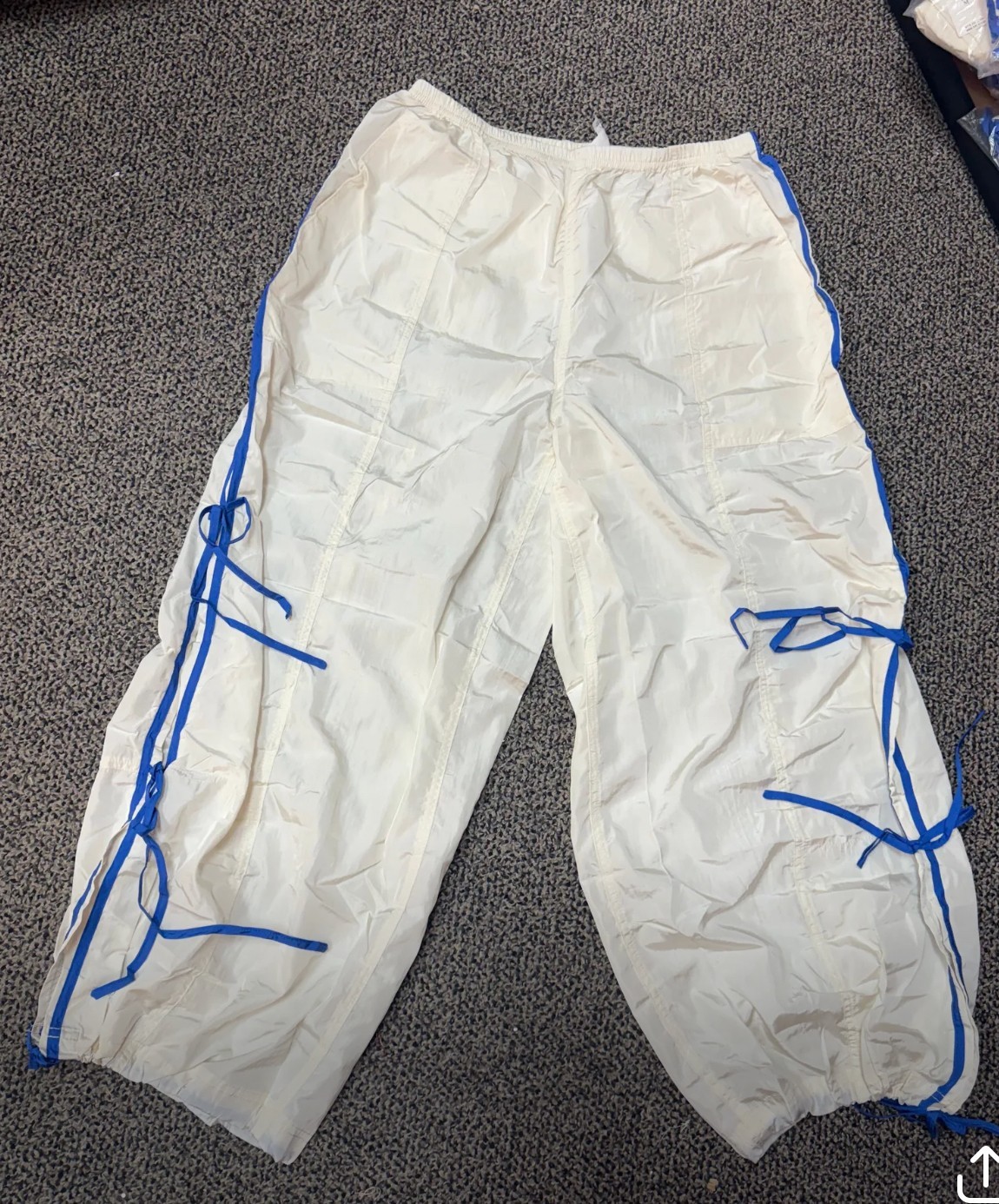 Bowline Parachute Pants BLUE Creme Daily Practice
