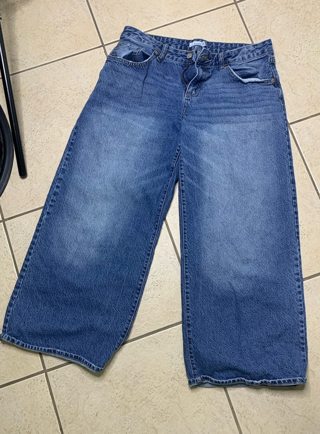 S.O.N.G. Women’s Blue Straight Leg Jeans Size 8/29 Medium Wash 32” Inseam