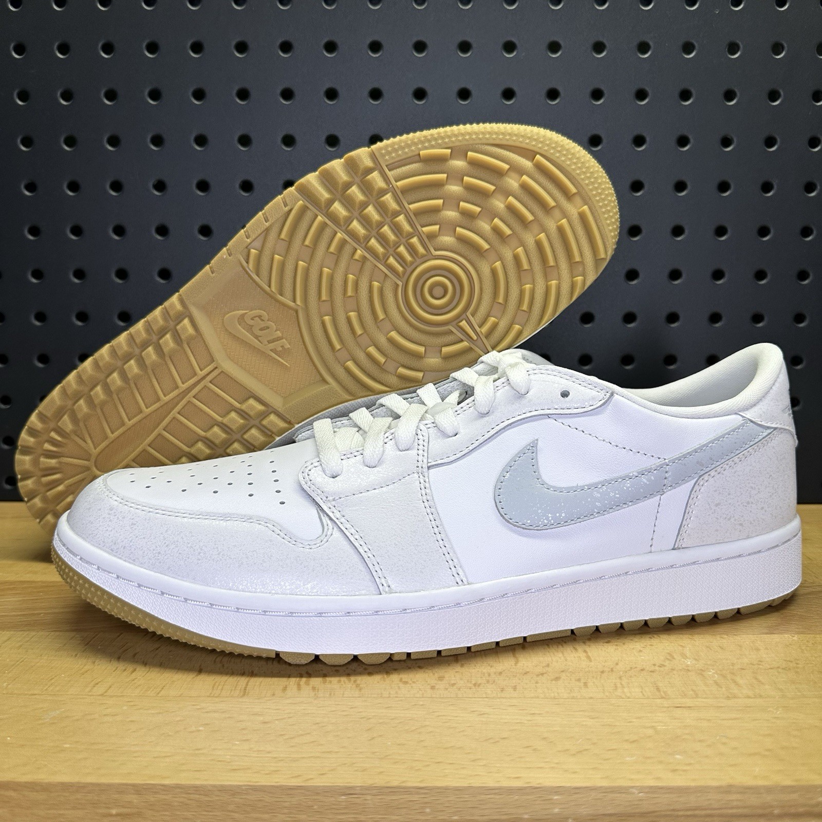 Nike Air Jordan 1 Low G Golf White Gum Shoes DD9315-111 Men’s Size 10.5