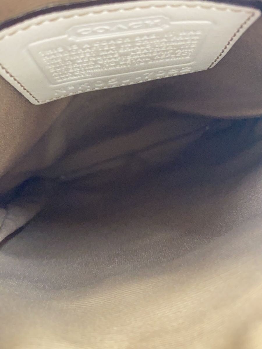 COACH Shoulder Bag Camden Canvas BEG
