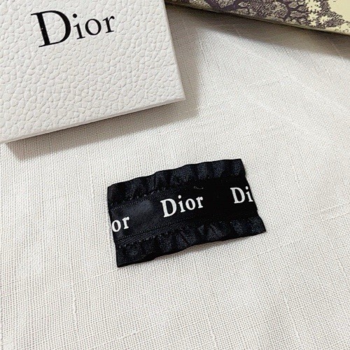 Dior Black Ribbon Ruffle Logo Headband & Bow Hair Accessory Set for Women