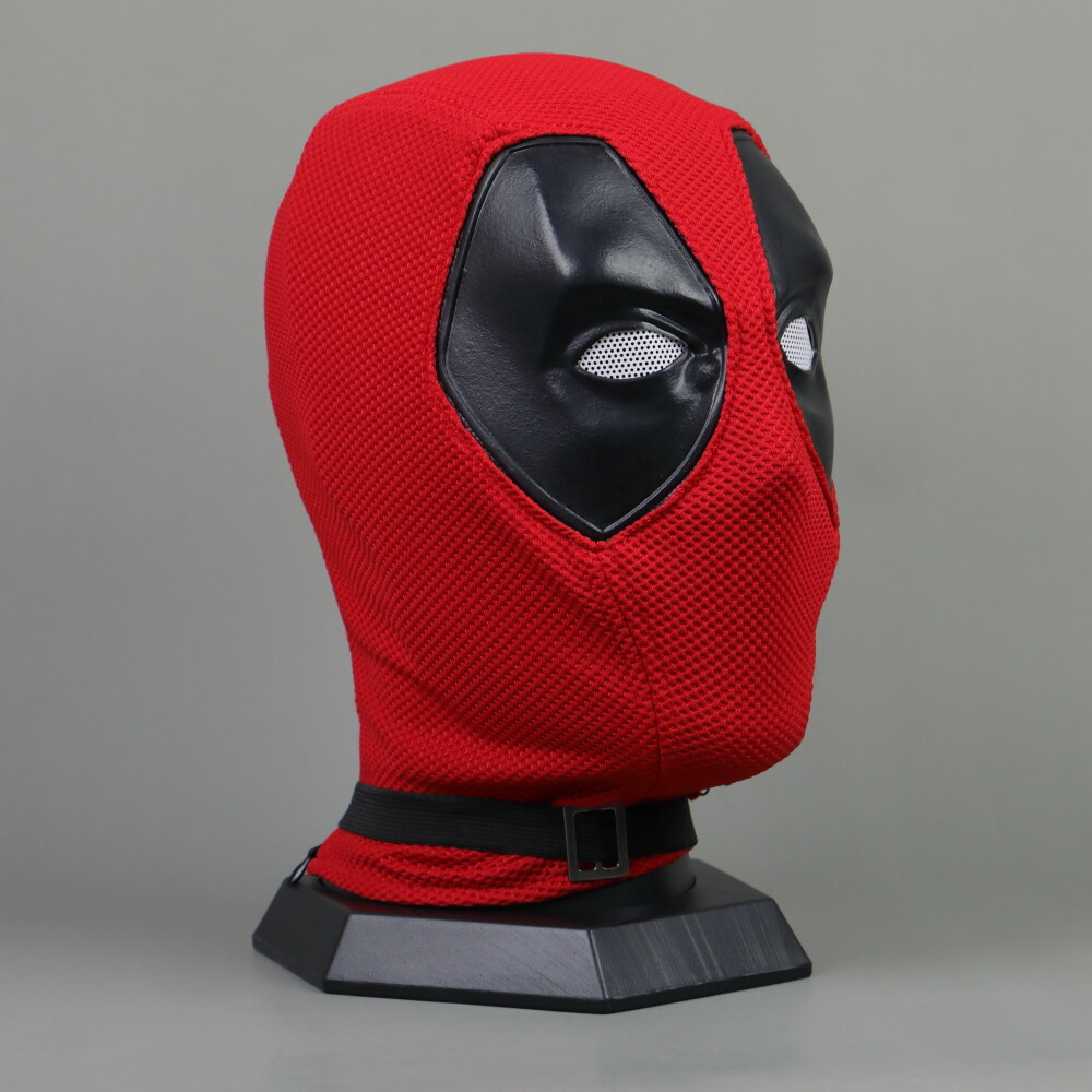 Cosplay High Quality Deadpool Full Face Mask Perspective Breathable Knit Helmet