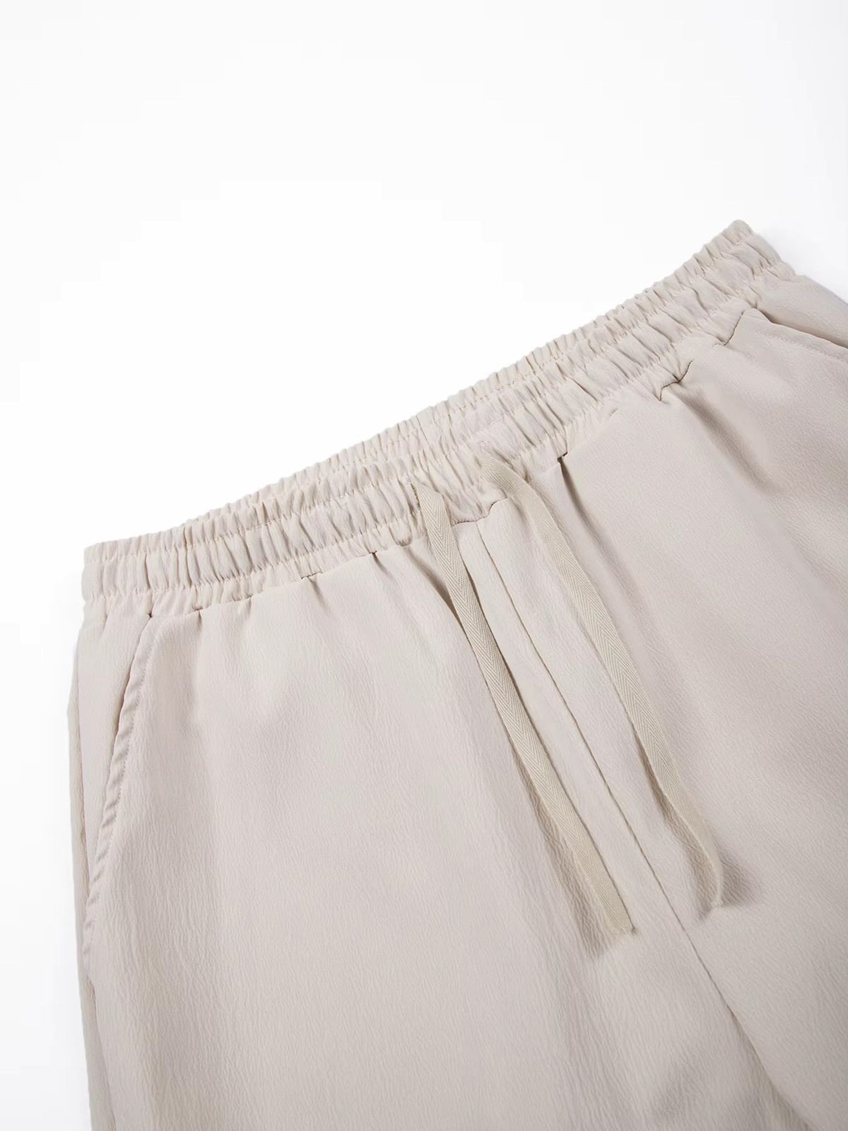 Summer Men’s Casual Elastic Waist Solid Color Breathable High Quality Pants Gift