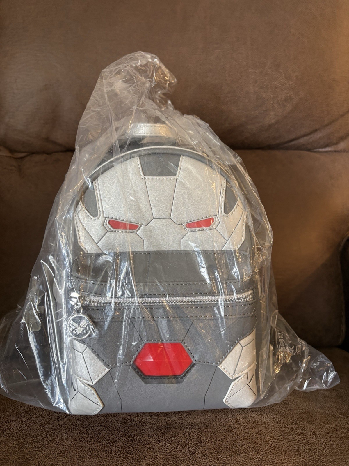 Loungefly Marvel Light Up War Machine Iron Man Cosplay Mini Backpack NWT