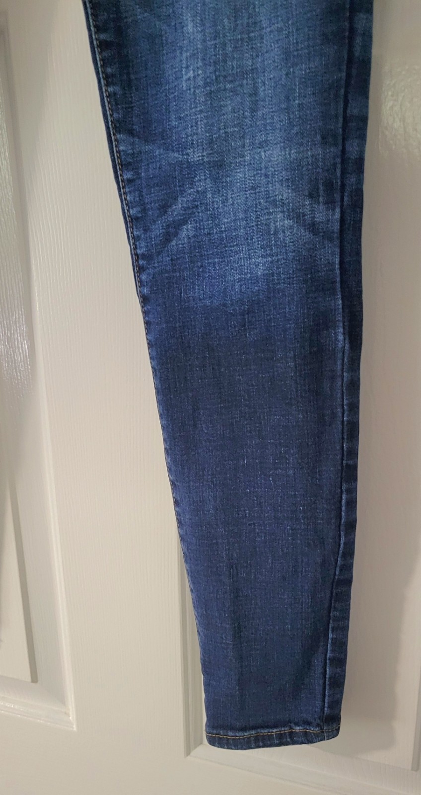 American Eagle Super Stretch Skinny Jeans Womens 4 Blue Denim Dark Wash Jeggings
