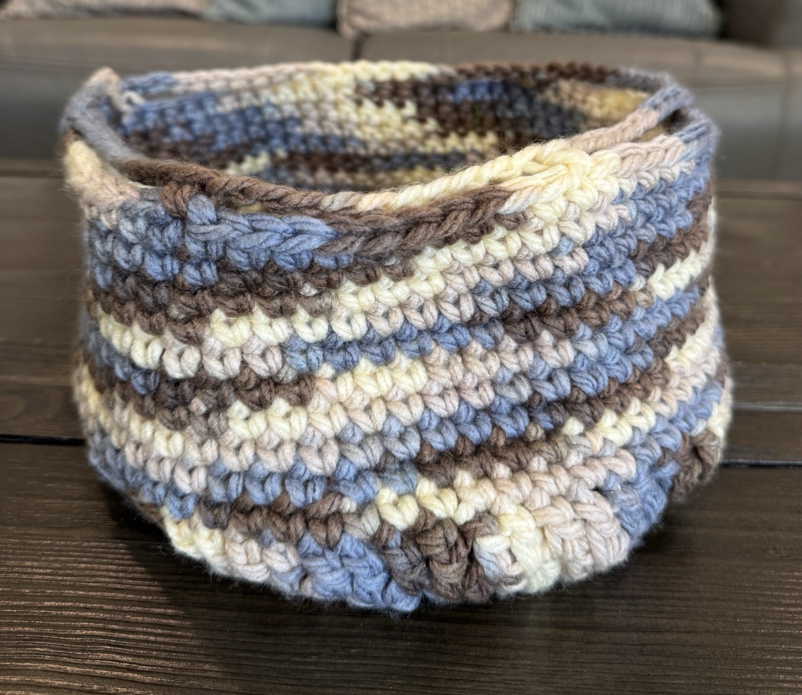 Hand-Crocheted Oversized Multi-Functional Boho Hat Mrket Tote Home Utility Cover