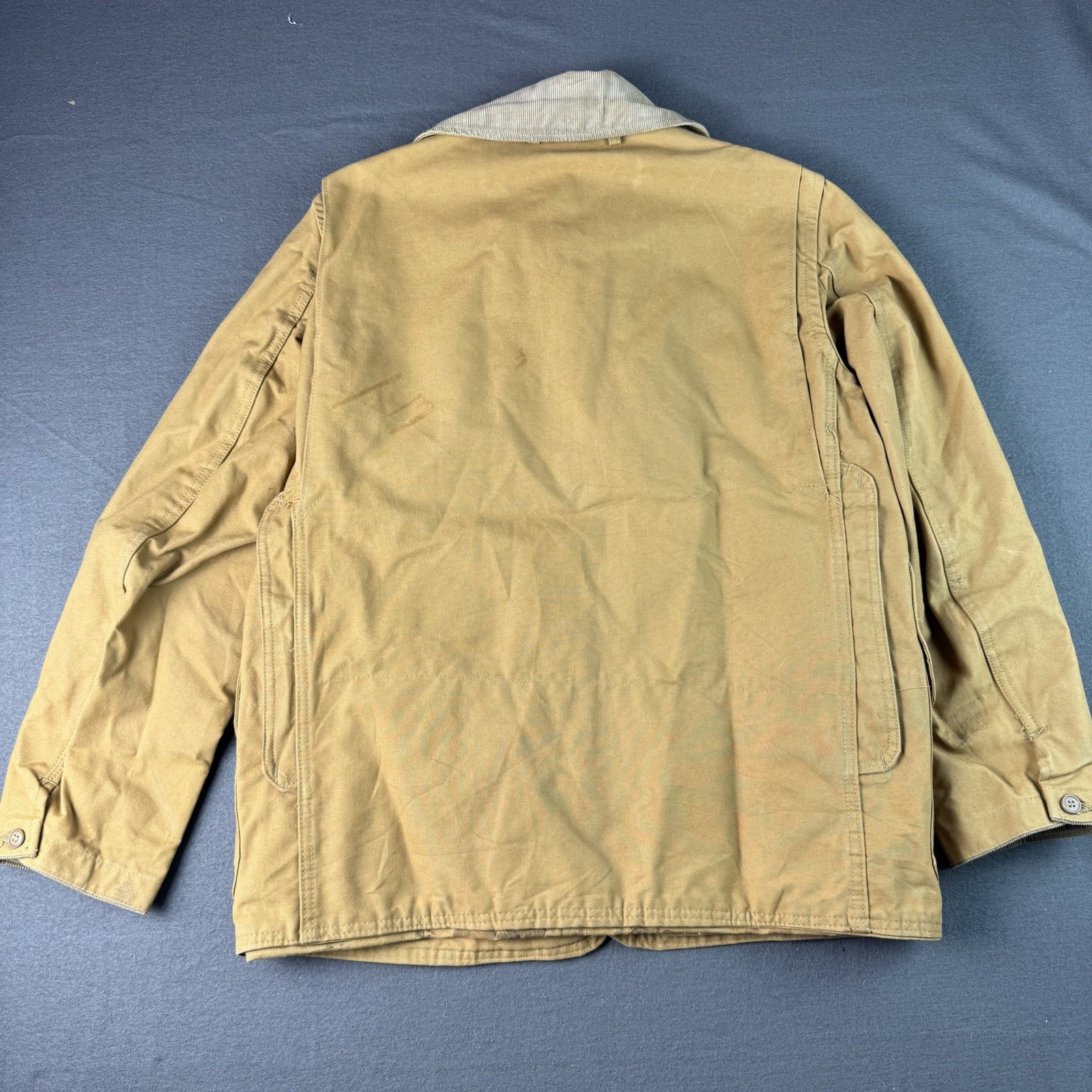 True Vintage 1950s American Field Duck Canvas Hunting Field Jacket