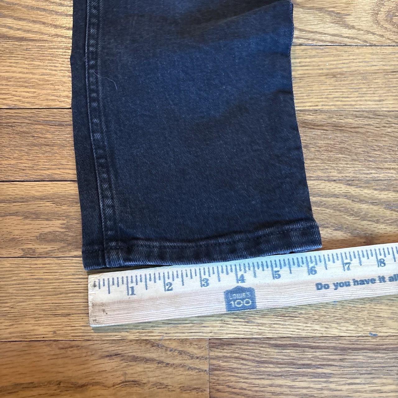 Everlane Black Women’s The Original Cheeky Straight Jeans 27R Stretch Denim
