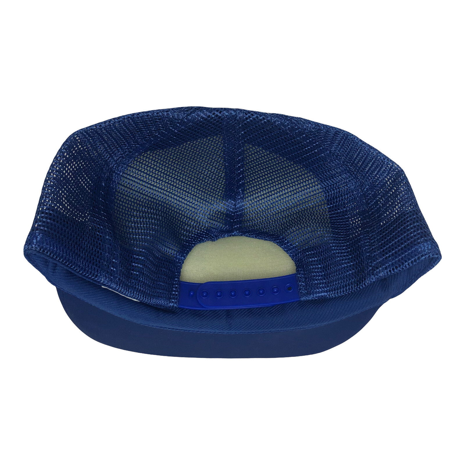 Vintage US Navy Blue Angels Trucker Hat Snapback Mesh Scrambled Eggs F-18 NOS