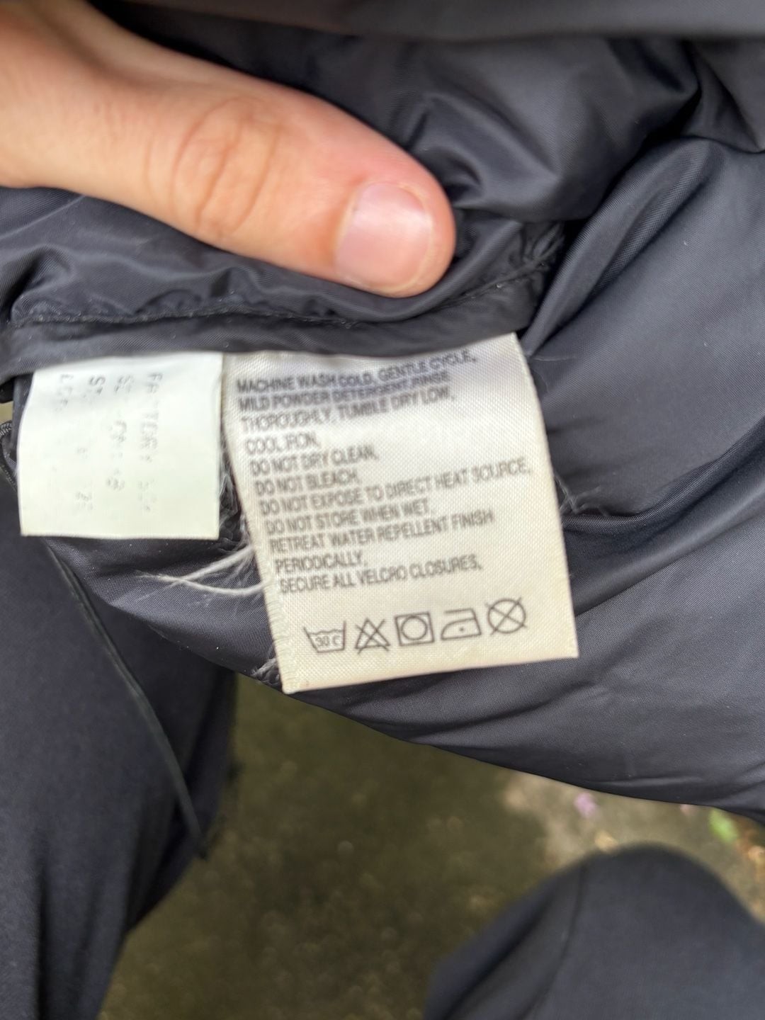 The North Face Nuptse 700 Down Puffer Jacket Blue/Black Men’s XXL