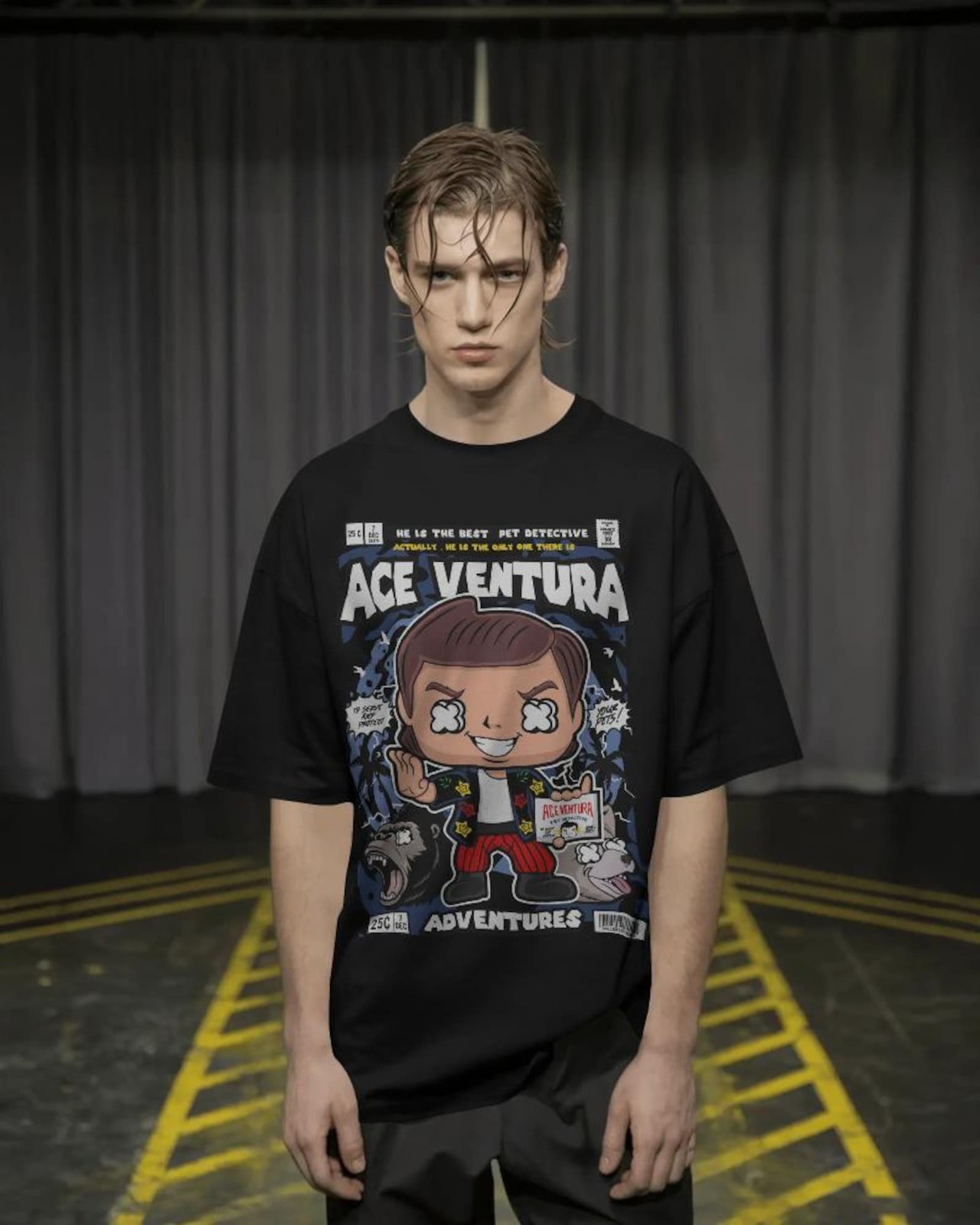 Ace Ventura Vintage Movie Graphic T Shirt Pet Detective Retro Tee