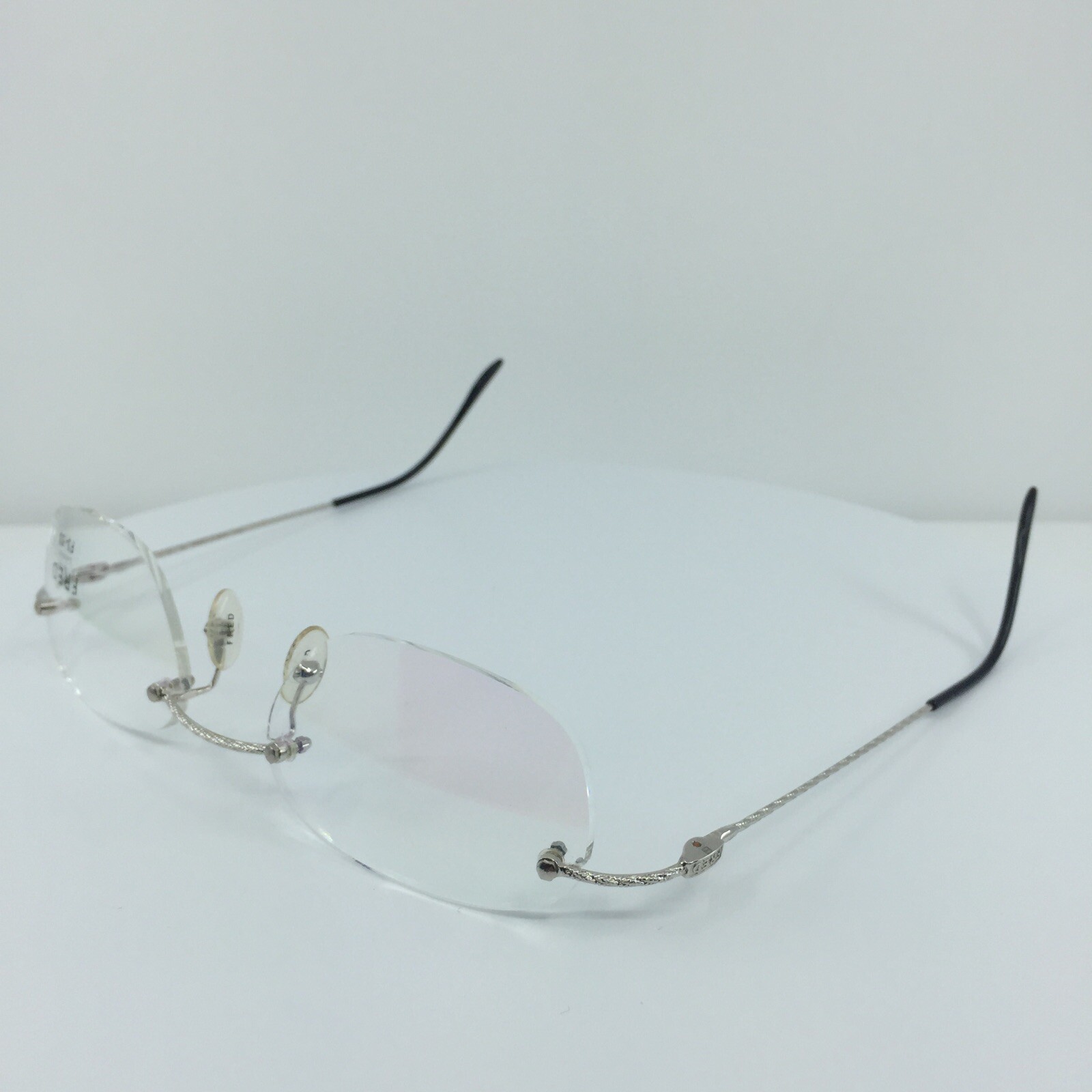 New Authentic FRED Lunettes F10 L01 F3 Eyeglasses C. 002 Platinum 53-19mm France