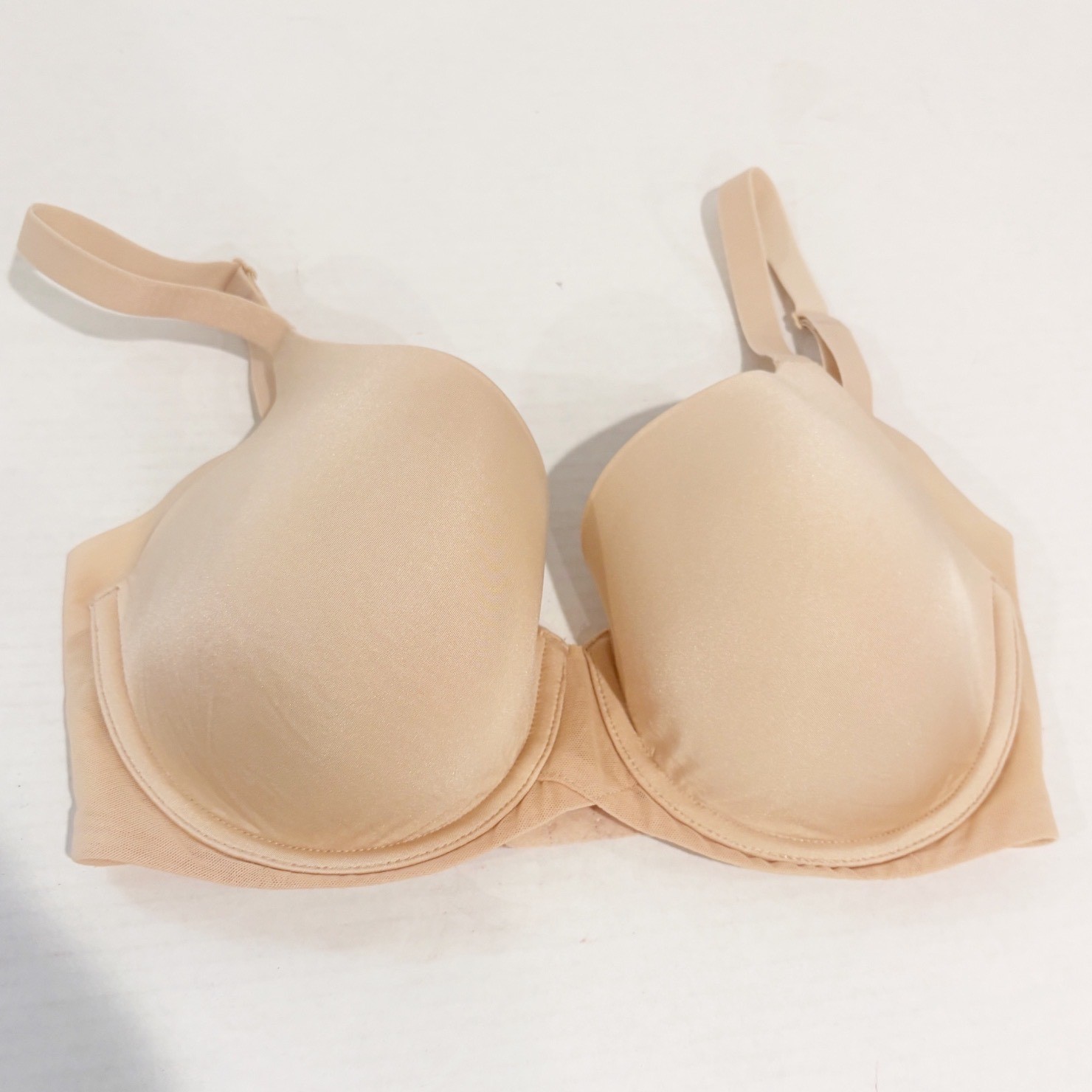 Wacoal Basic Beauty Full Figure Underwire Bra 853281 Nude Beige 32DD