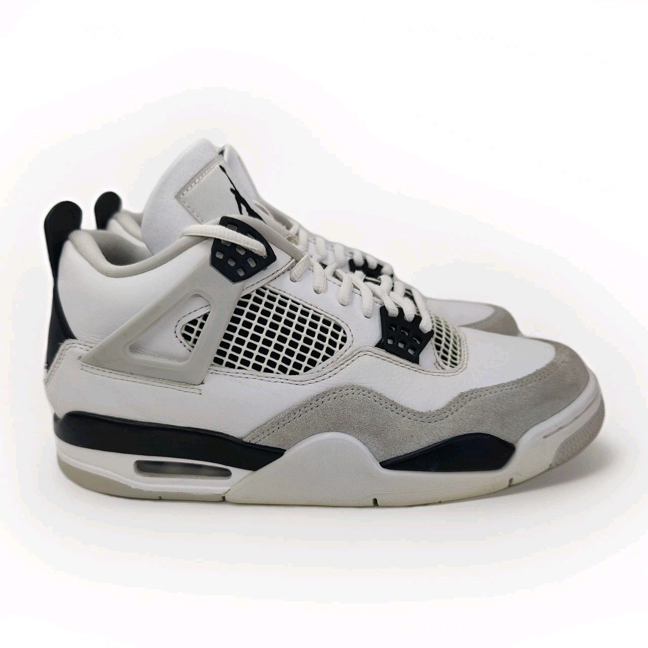 Jordan 4 Retro Mid Military Black Basketball Sneakers Men’s Size 8/EUR 41