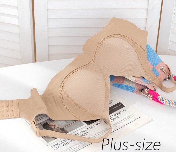 Women Bras Full coverage Seamless thin Solid Sport Plus Size Underwear 99661