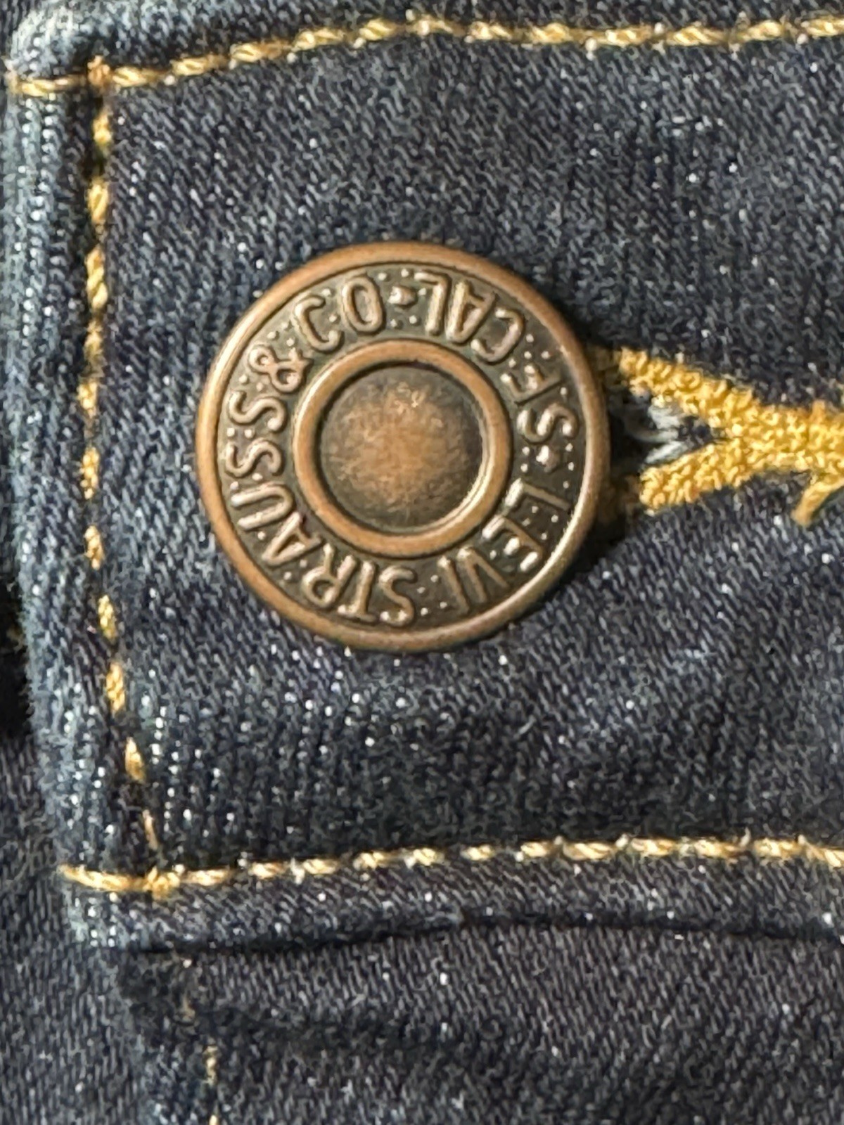 Pre Owned Excellent Levis 711 Skinny Denim Jeans Blue Women Size 26