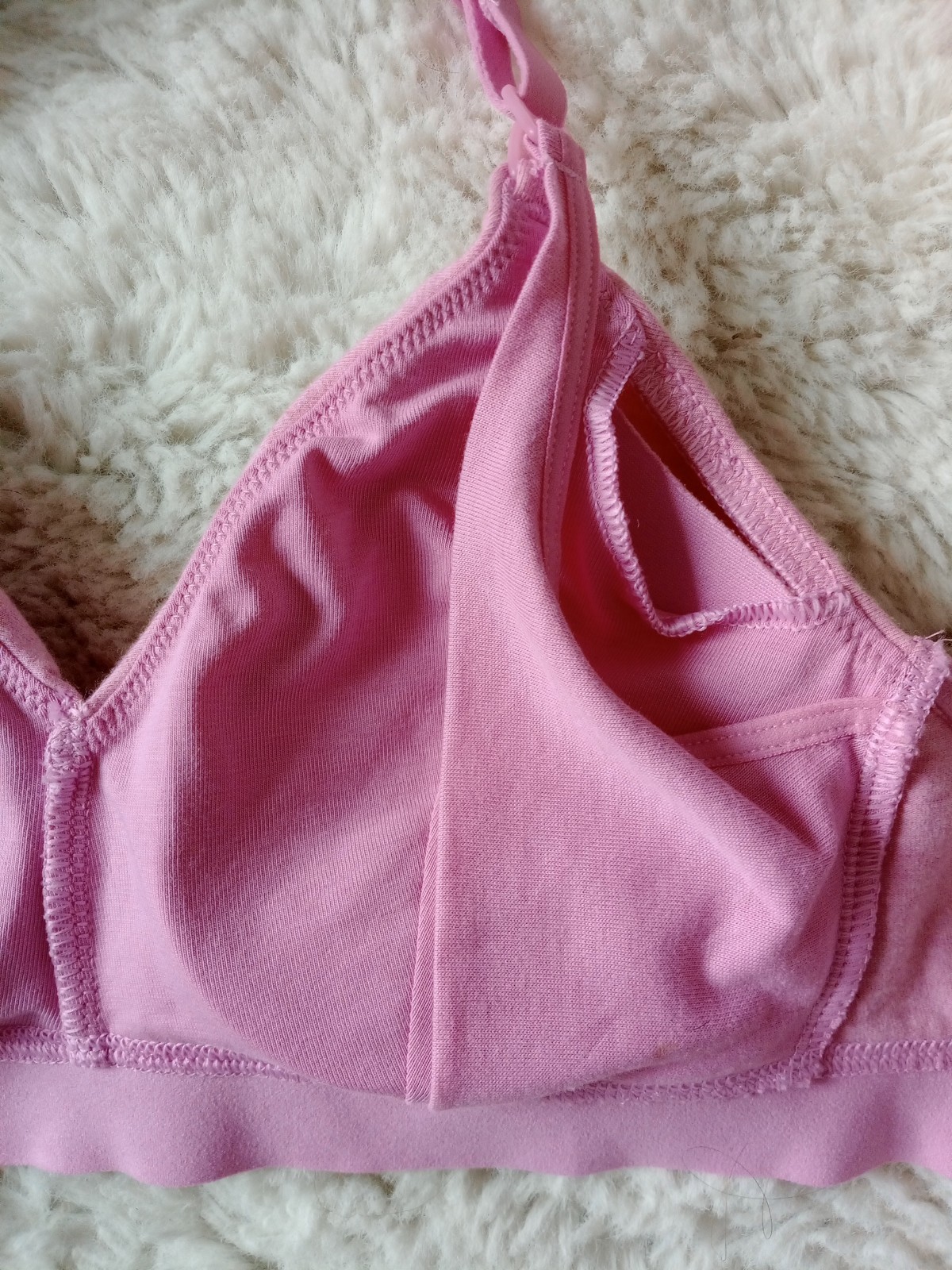 M&S Nursing Bra Non-Wired Pink New + Tags UK 8 A-C EUR 36 Light padded RRP £20