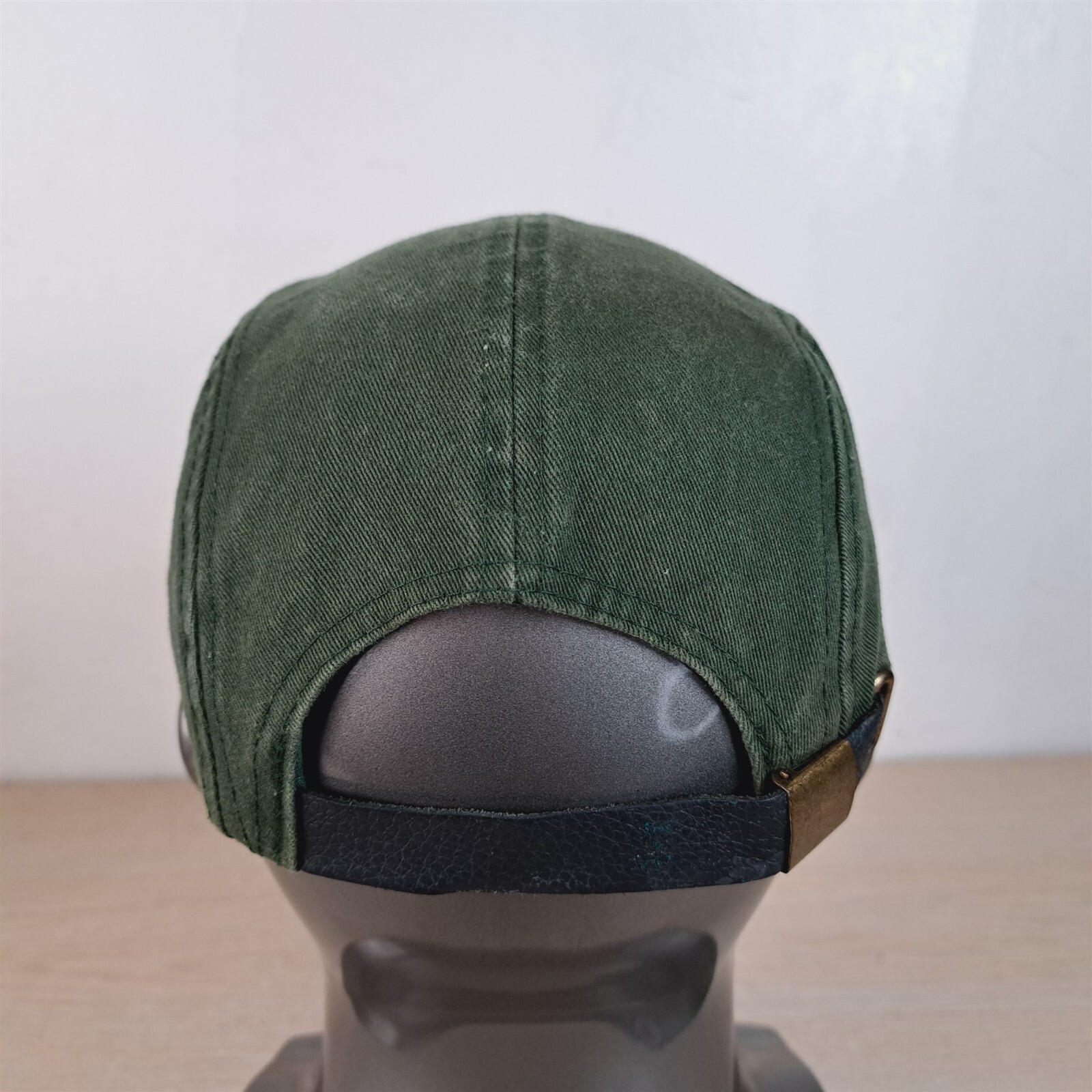 ICON BLANK/NO LOGO WOMENS 5 PANEL ADJUSTABLE STRAPBACK BASEBALL HAT/CAP, GREEN