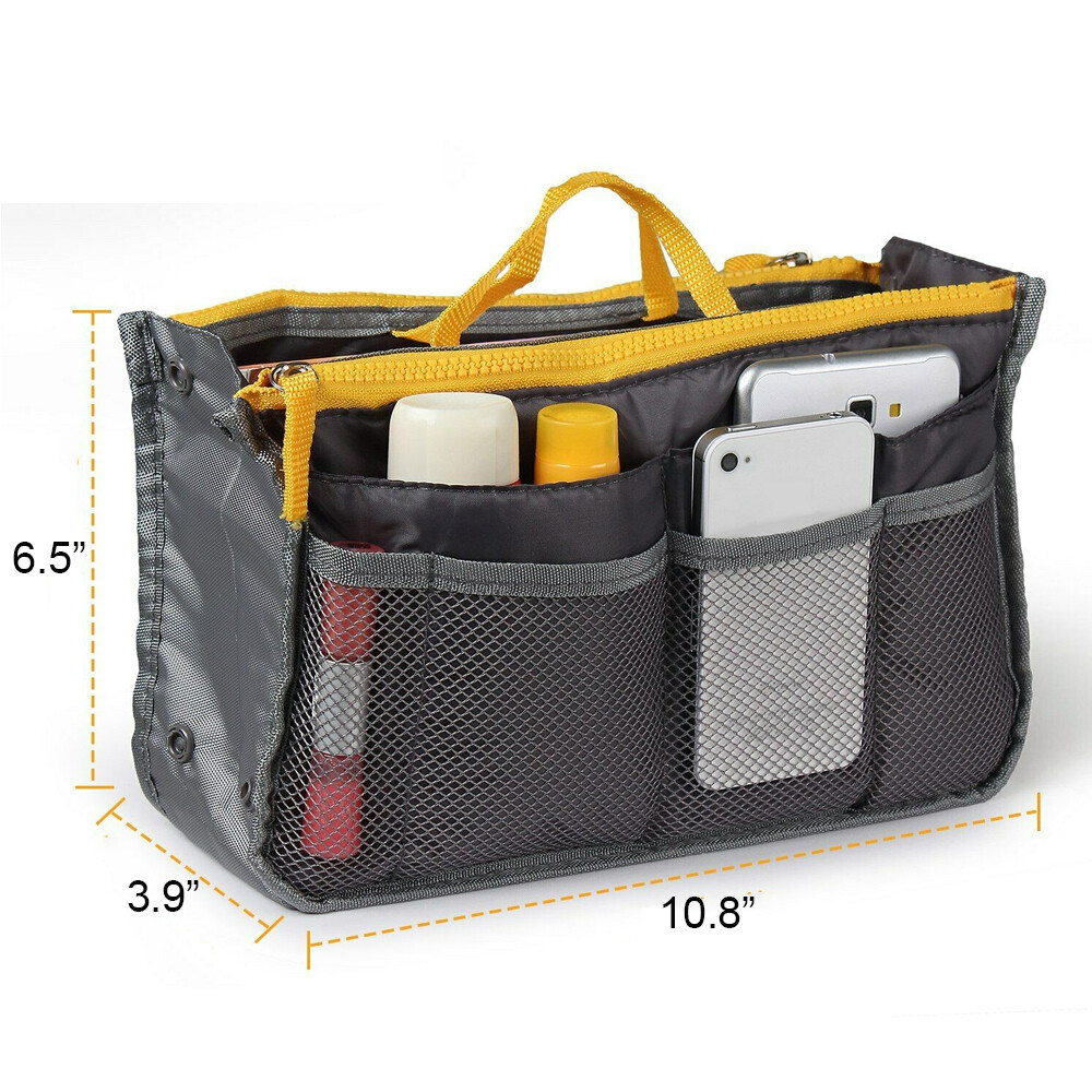 Handbag Organizer Insert Purse Large Liner Organizer Tote Tidy Bag Travel Women