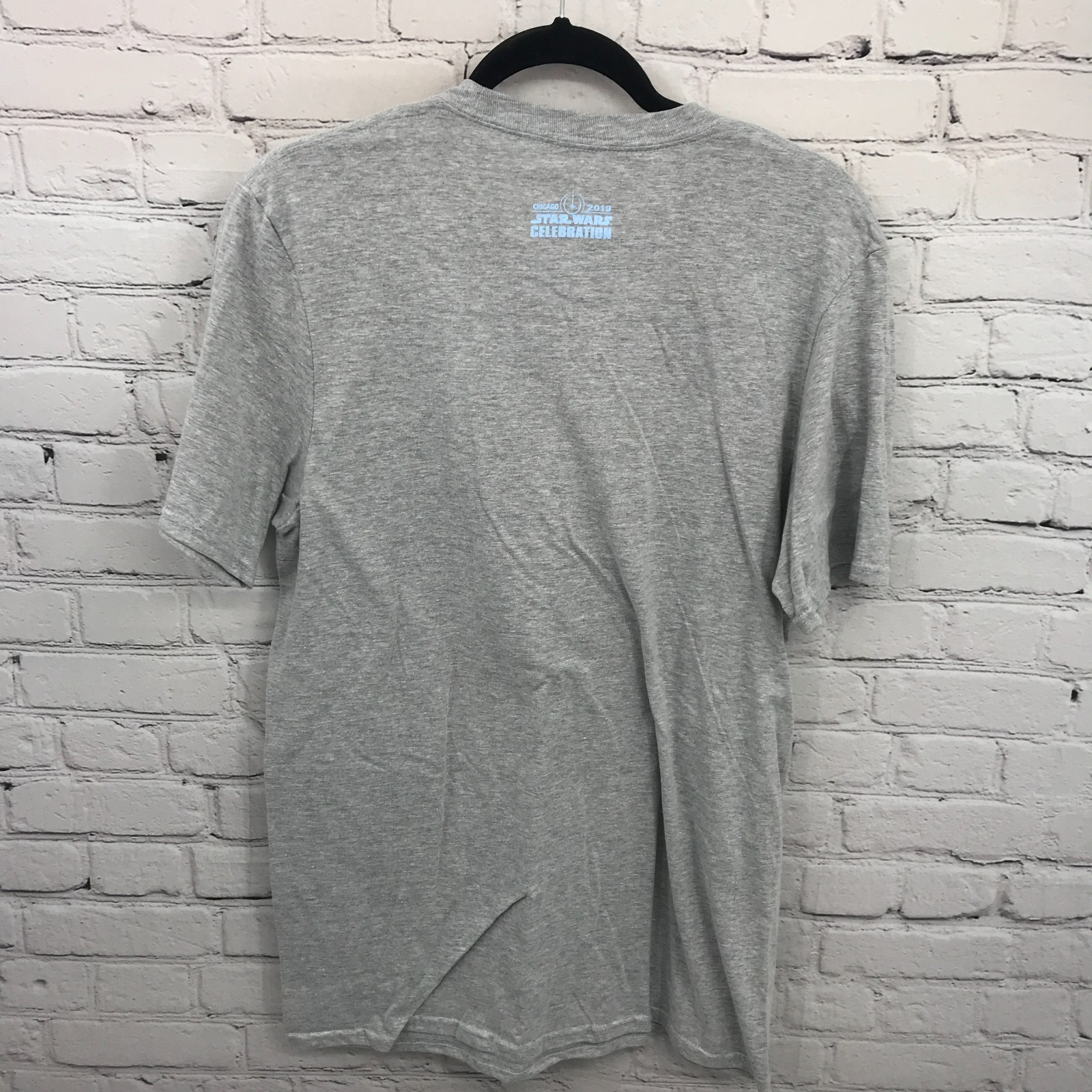 Star Wars Shirt Men Medium Gray Rebel Alliance Logo Celebration 2019 Chicago New