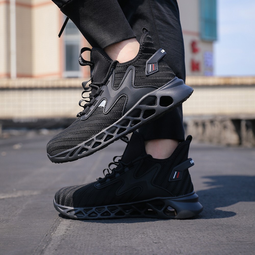 Safety Shoes Men Work Sneakers Indestructible Protective Boots Steel Toe Shoes