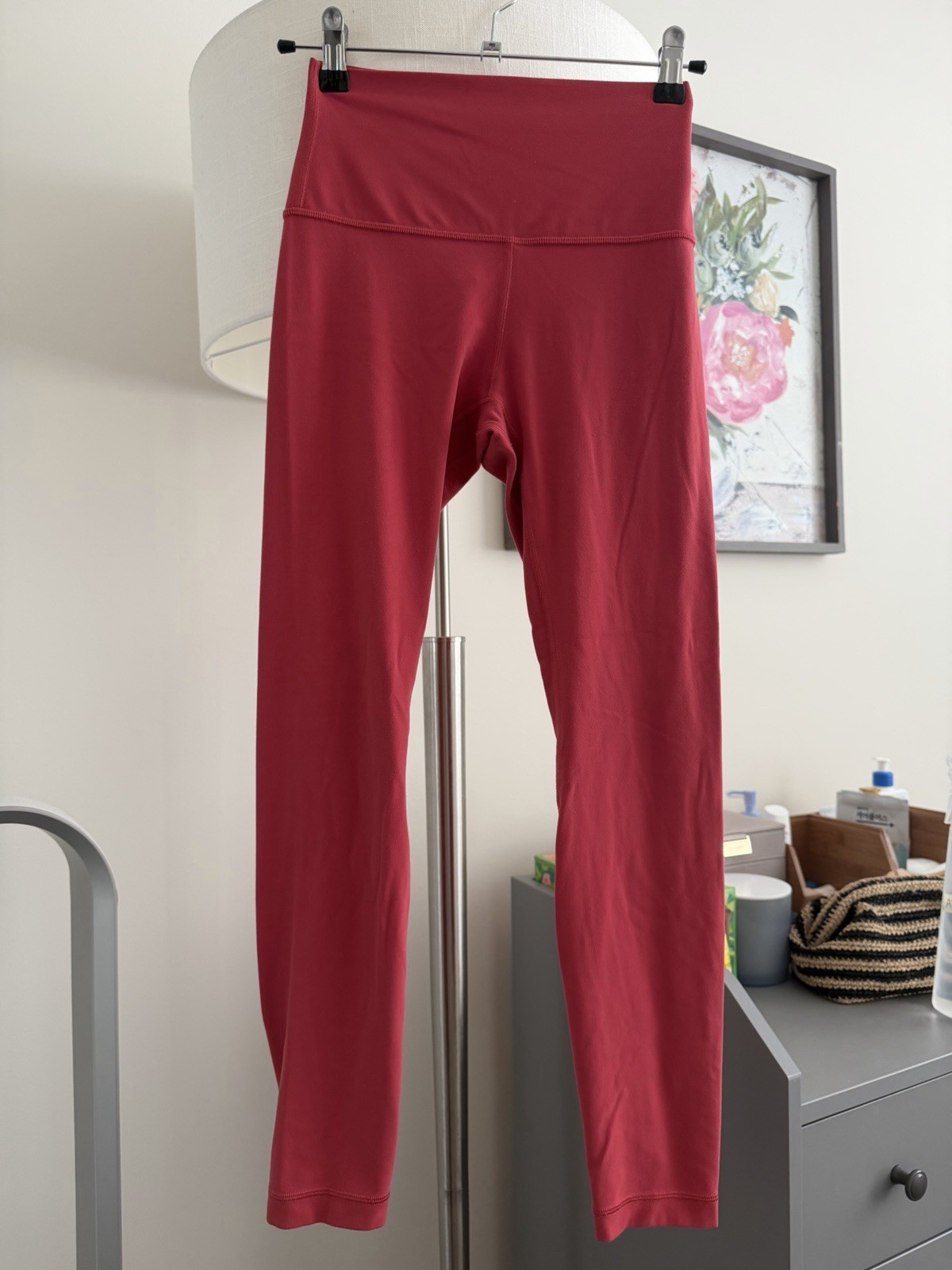 Lululemon Align High Rise Leggings Pink Lychee Size 4