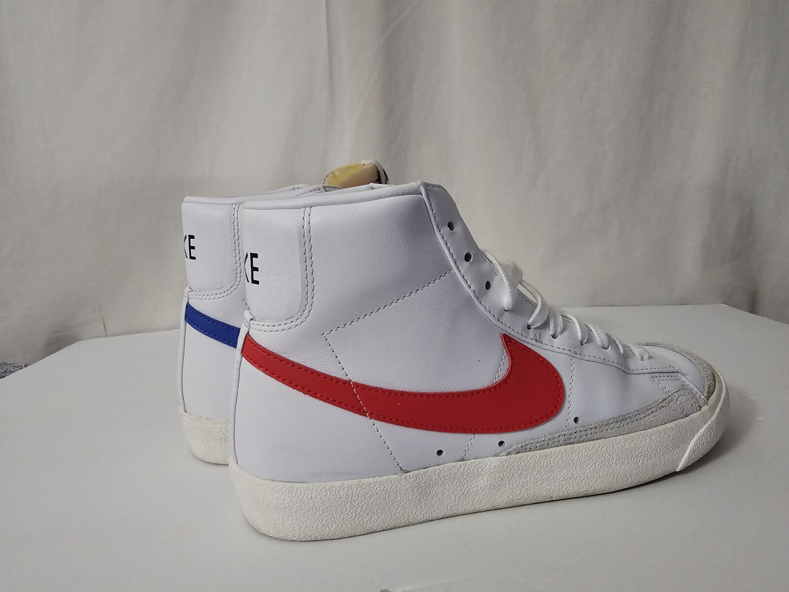 NEW Nike Blazer Mid 77 Vintage White Red Blue Shoes (BQ6806-117) Men’s Size 9