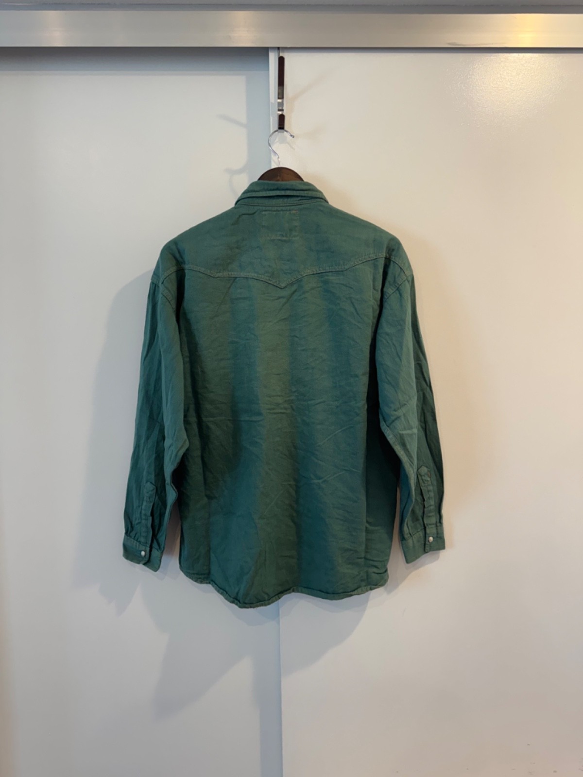 Vintage Levi’s Denim Pearl Snap Button Western Work Shirt