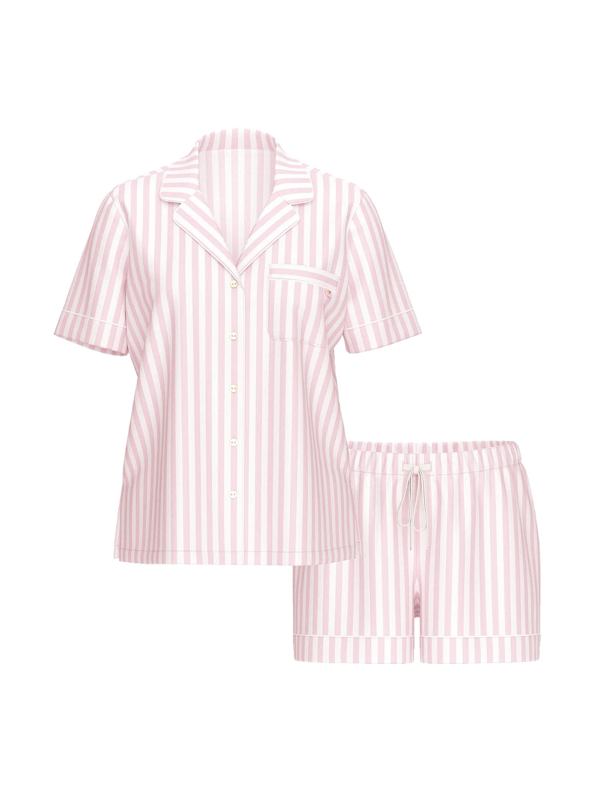 Victoria’s Secret SoSoft™ Modal Short Pajama Set Pretty Blossom Stripes