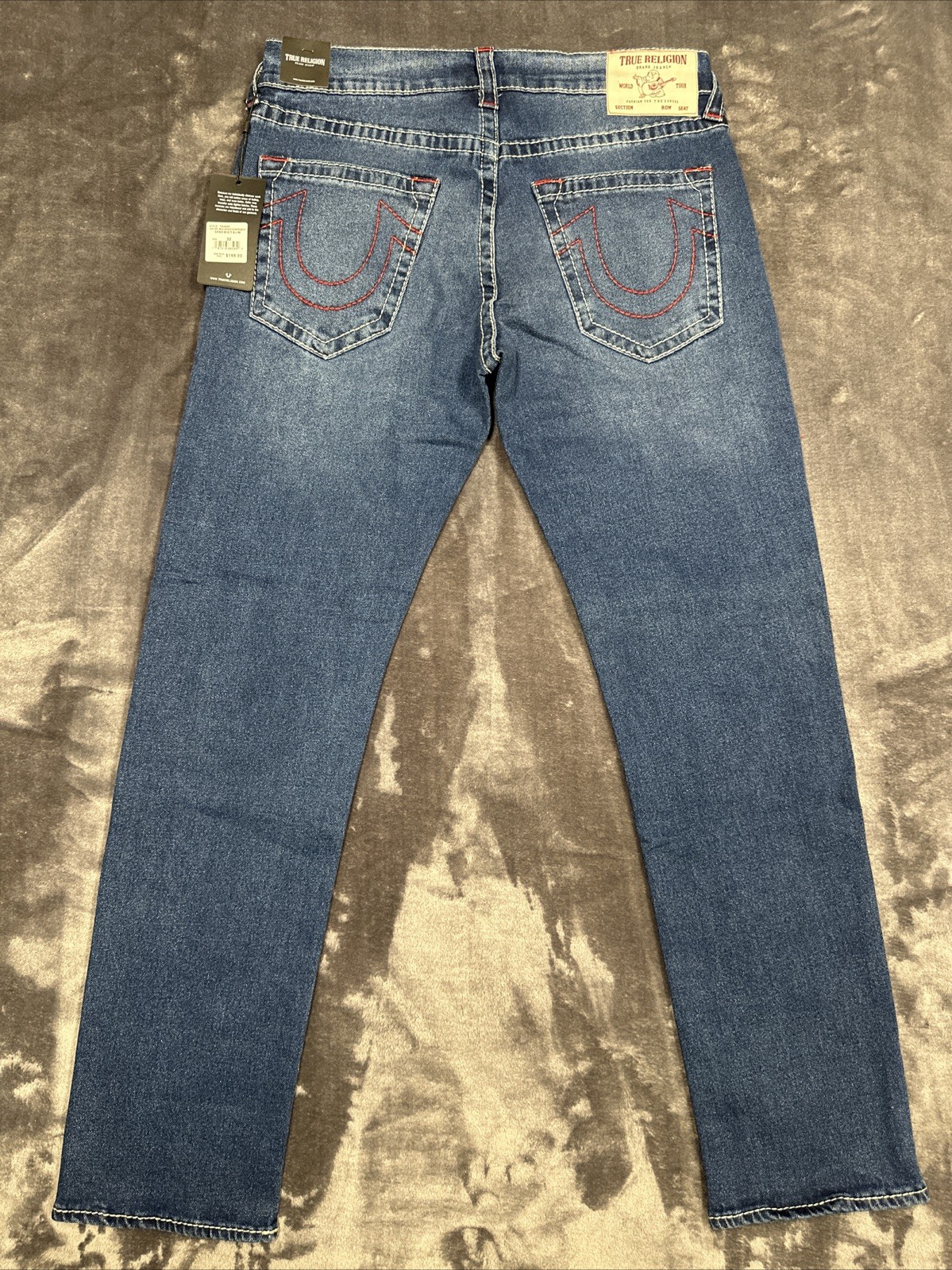 True Religion Geno Big T ”Medium Rustic Barn Wash” 32×32 Relaxed Slim #700600