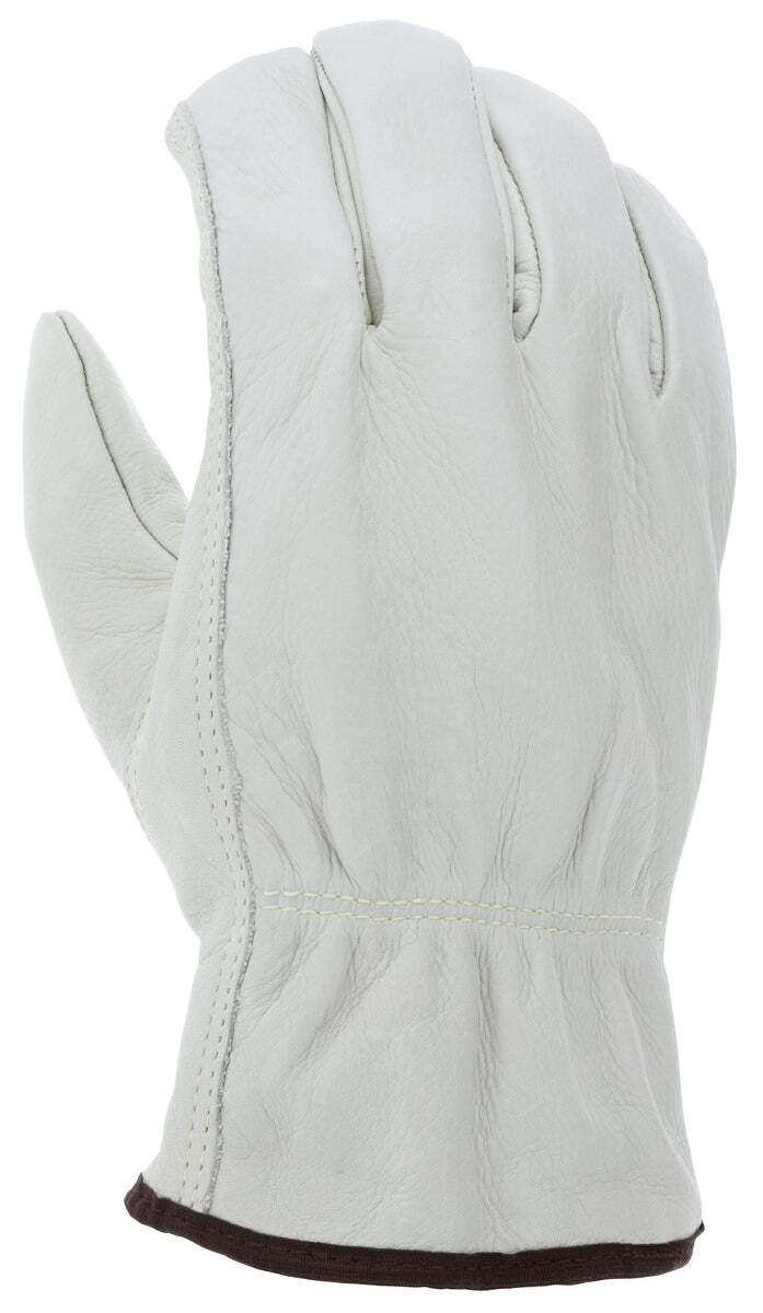 MCR Safety 32801 Leather Drivers Insulated Work Gloves CV Grade Grain Leather Th