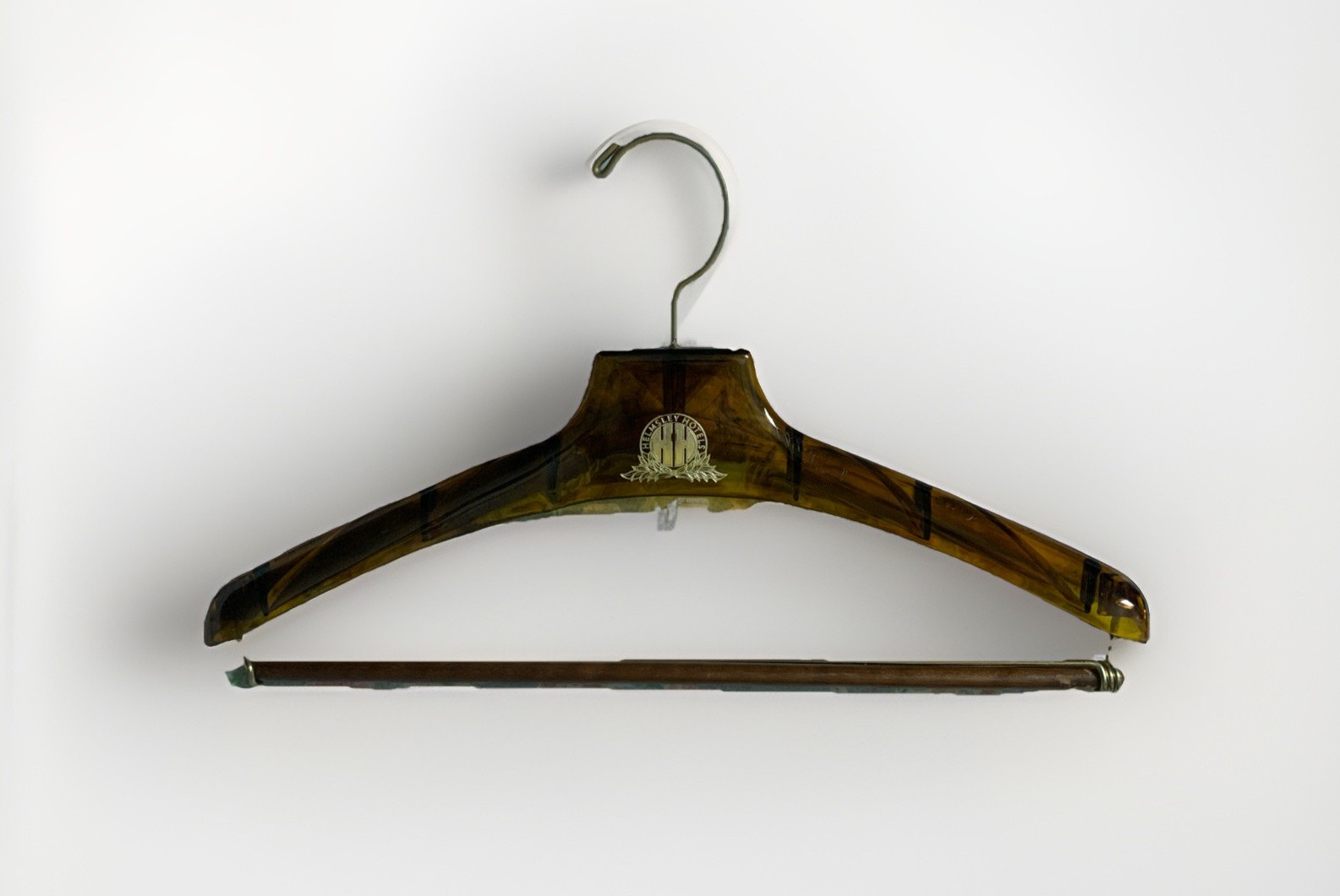 Leona Helmsley Hotels NYC New York MCM Hollywood Regency Plastic Fur Coat Hanger