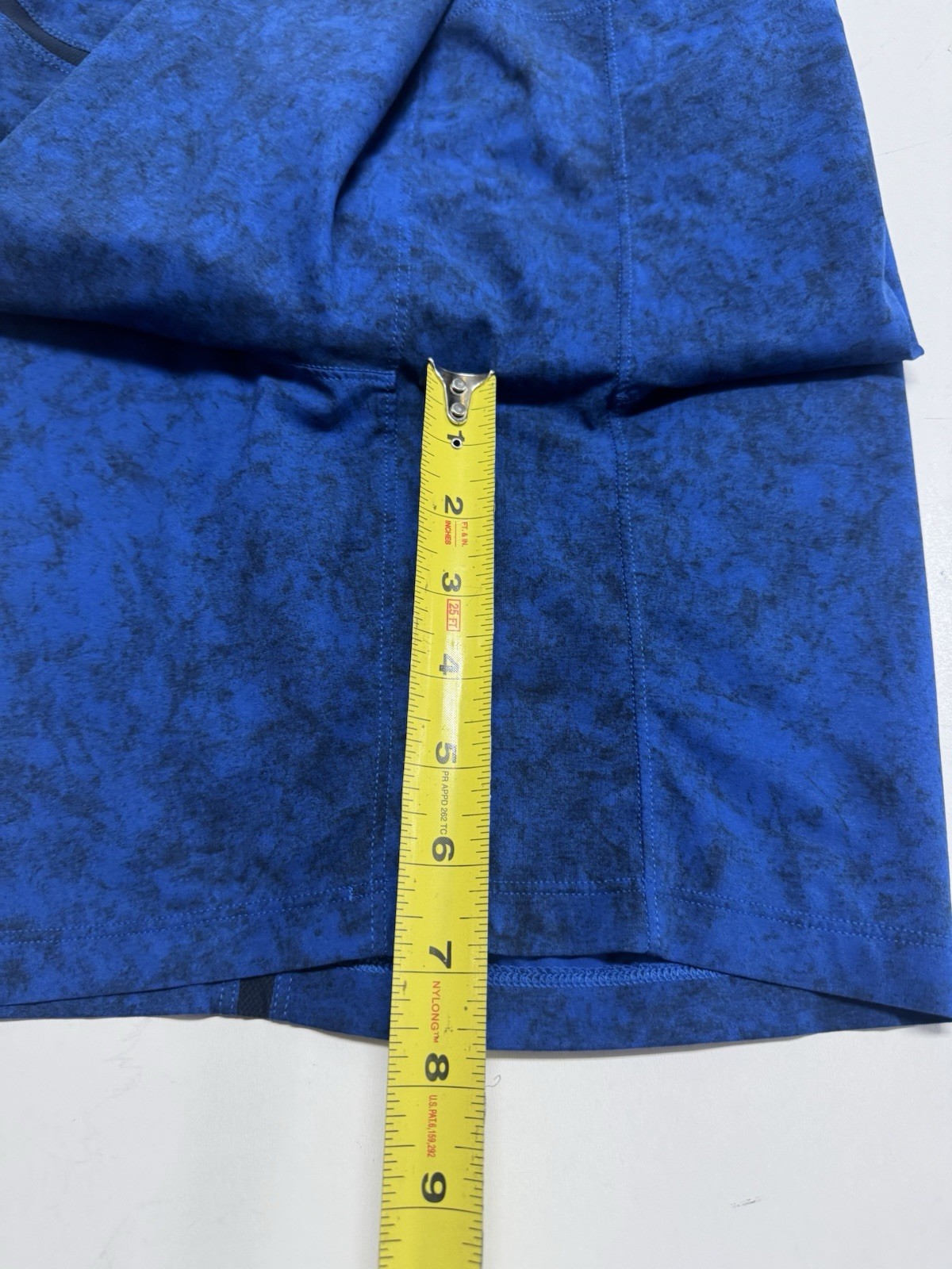 Lululemon Pace Breaker 7” Shorts Blue Gravel Dust Linerless Men’s Size Small