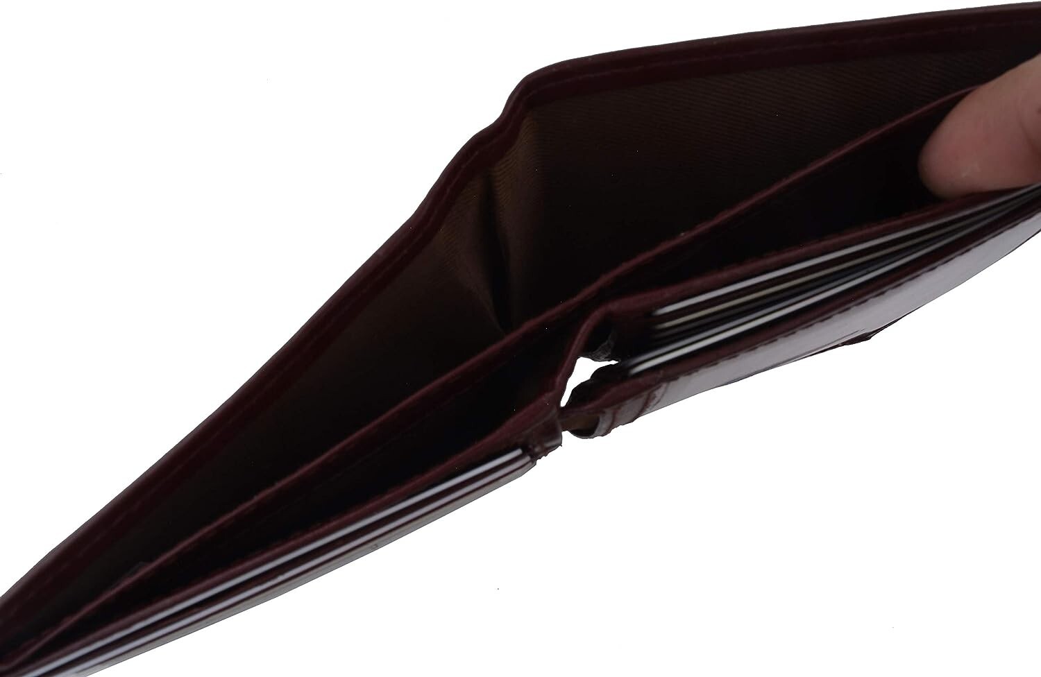Men’s Genuine Leather Bifold Wallet Hipster Credit Card ID Holder RFID Blocking