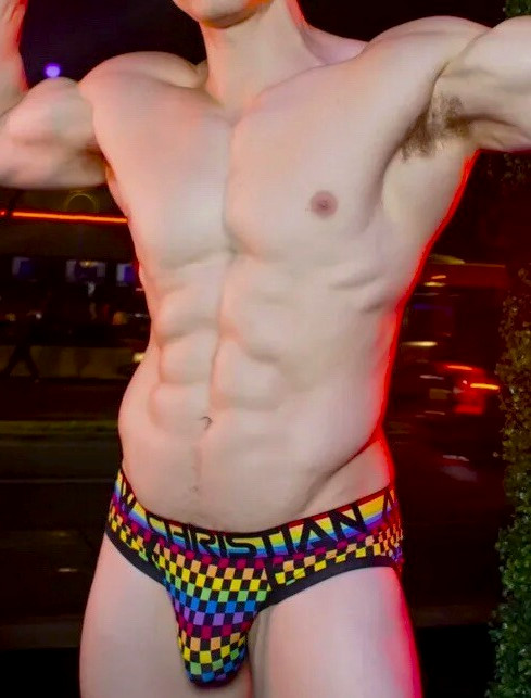 Andrew Christian Pride Checker Brief – 91780 – Small, Medium & Large