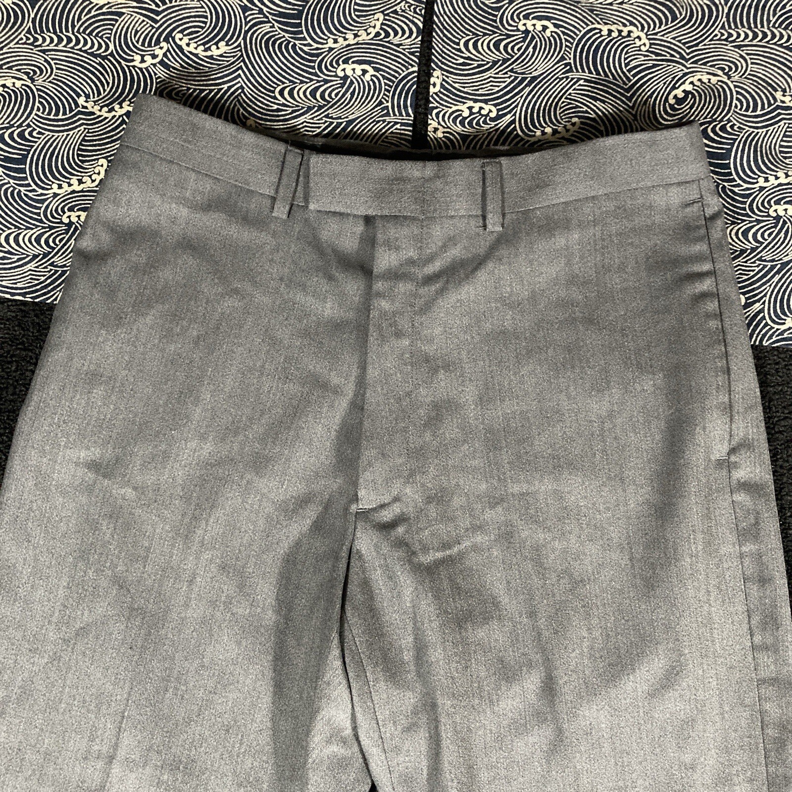 Kenneth Cole Reaction WPL 386 Mens Gray Suit Pants Dress Pants 32 x 29