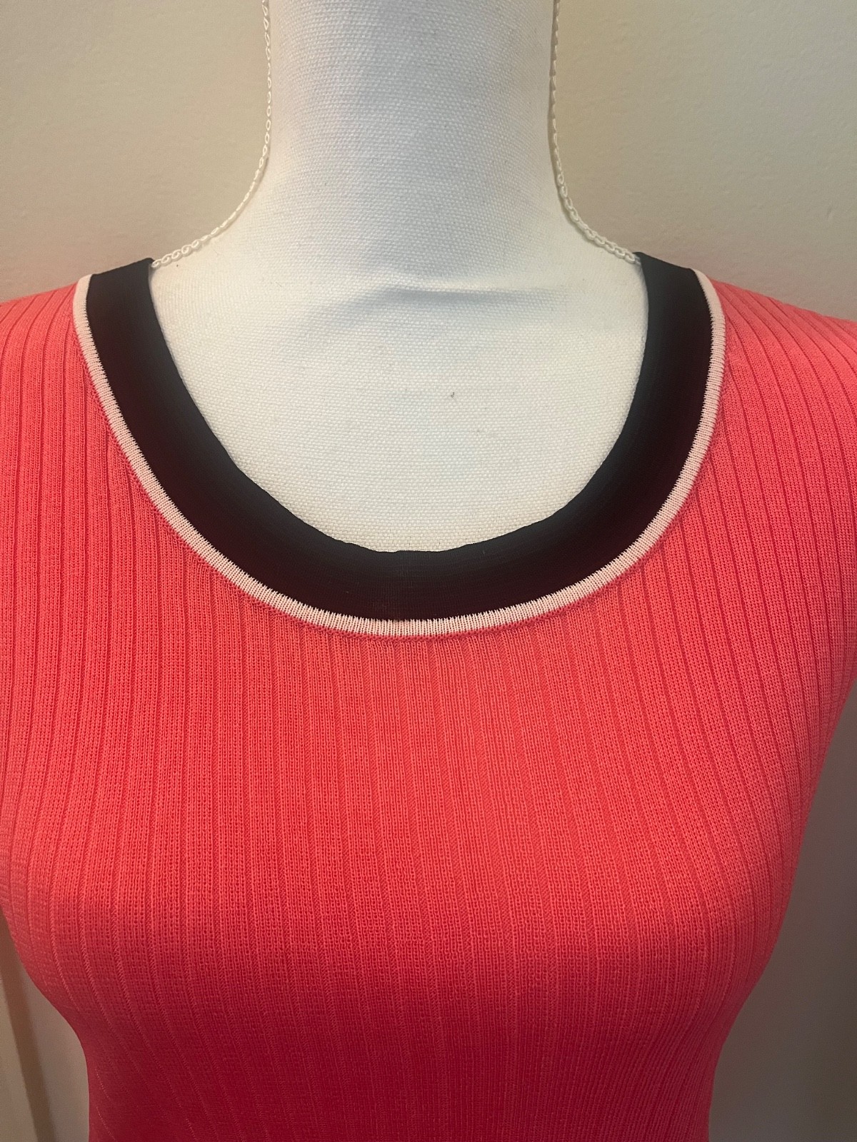 Nice! Ming Wang Women’s Pink Ribbed Knit Tank Top! Sz. S