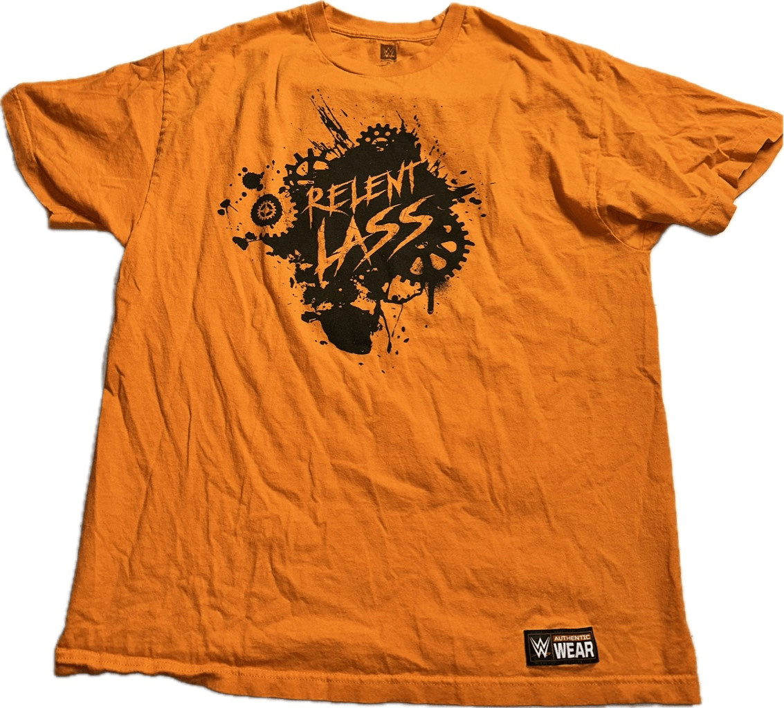 WWE Becky Lynch Relent-Lass Authentic Wear Pro Wrestling Shirt – Size: XL