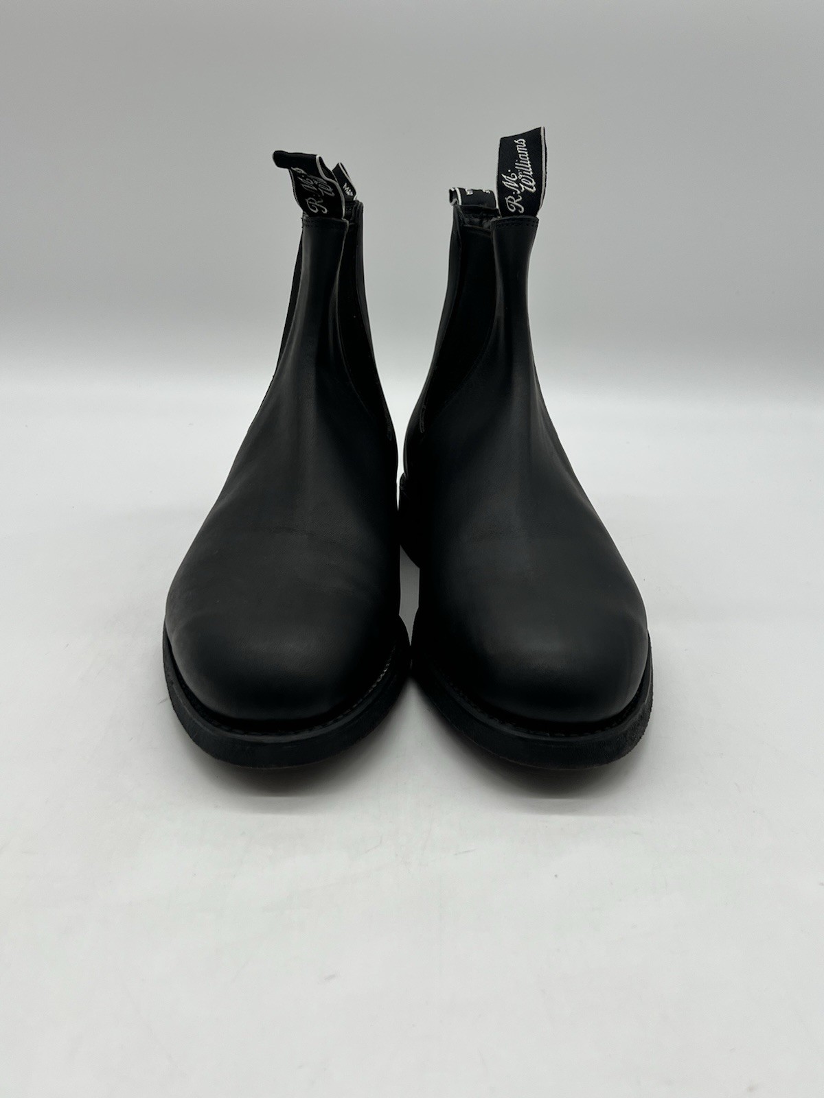 R.M Williams Gardner Men UK Sz 10.5 Sz US 11.5 Black Leather Chelsea Boots Shoes