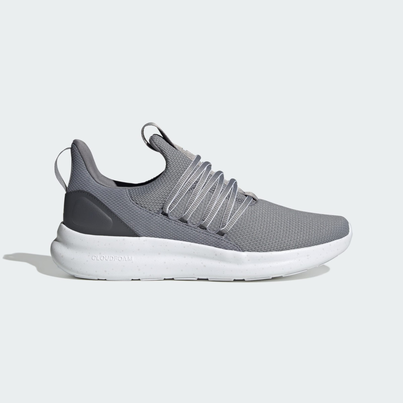 Adidas Mens Lite Racer Adapt 7.0 Cloudfoam Running Shoes JR7606 Gray