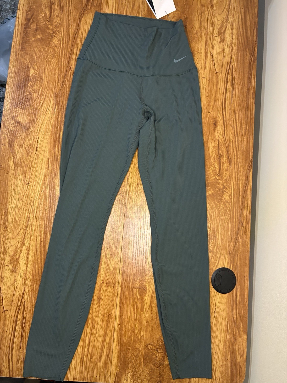 Nike Zenvy Rib Women’s Gentle-Support High Waisted 7/8 Leggings S HF1443-338