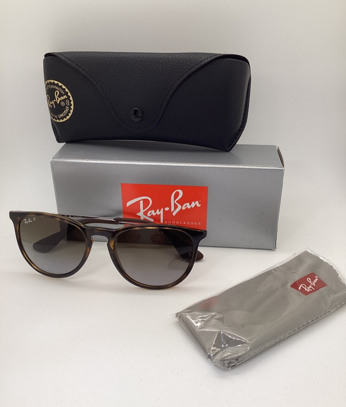 Ray Ban Erika (RB4171-710/T5) Lt Havana 54mm/Brown Gradient Polarized Womens SG