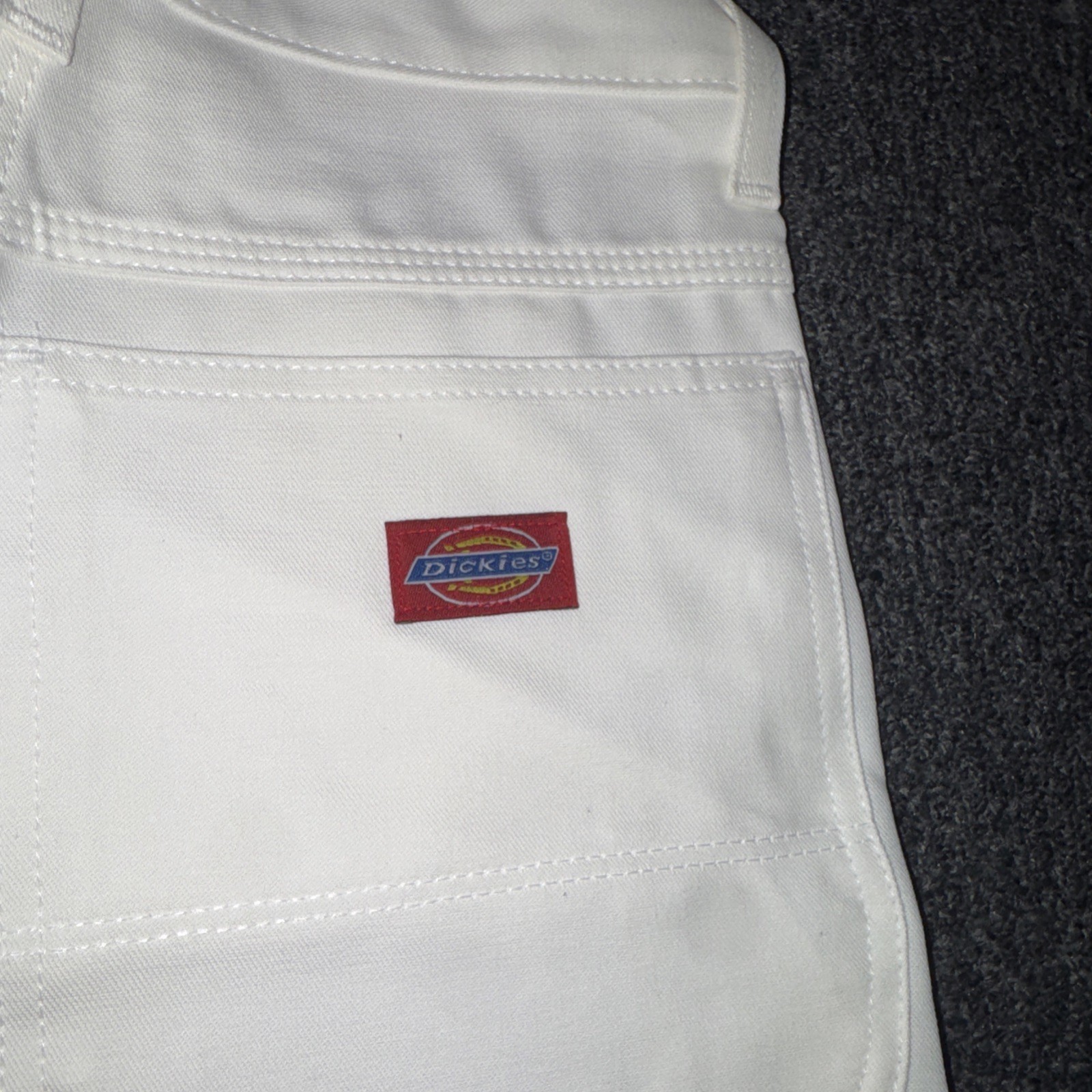 Dickies White Sherwin Williams Painters Shorts Carpenter Utility Style Sz 28