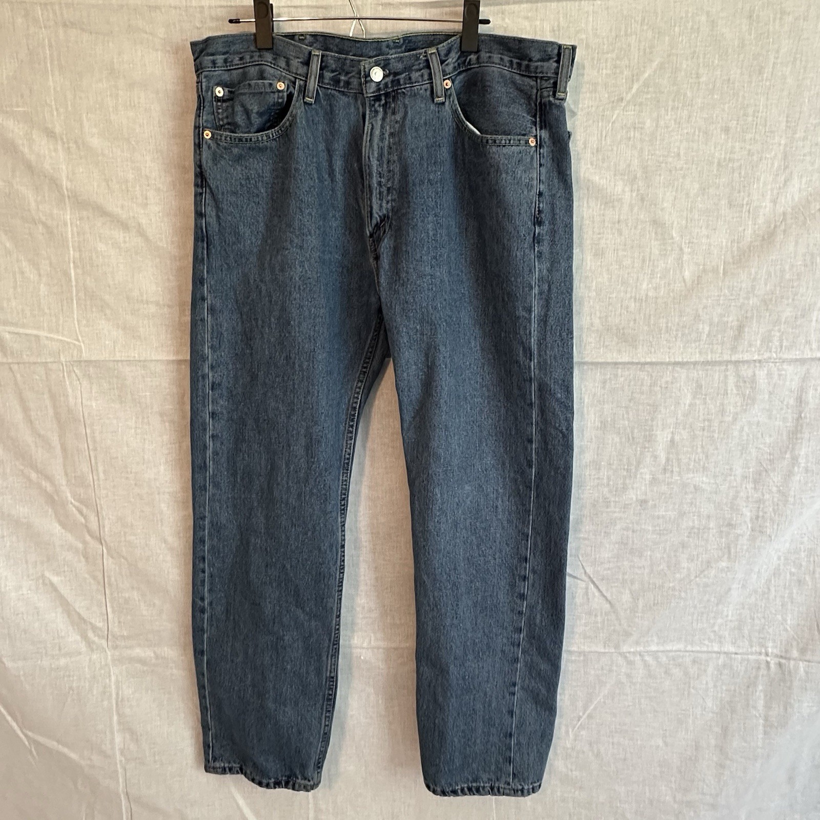 Levi’s 505 Regular Fit Jeans Men’s 38×30 Blue Straight Leg Denim Classic