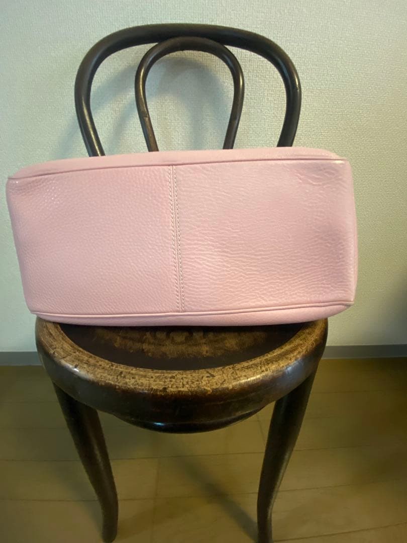 CELINE Boogie Bag Leather Pink Spacious Authentic From Japan