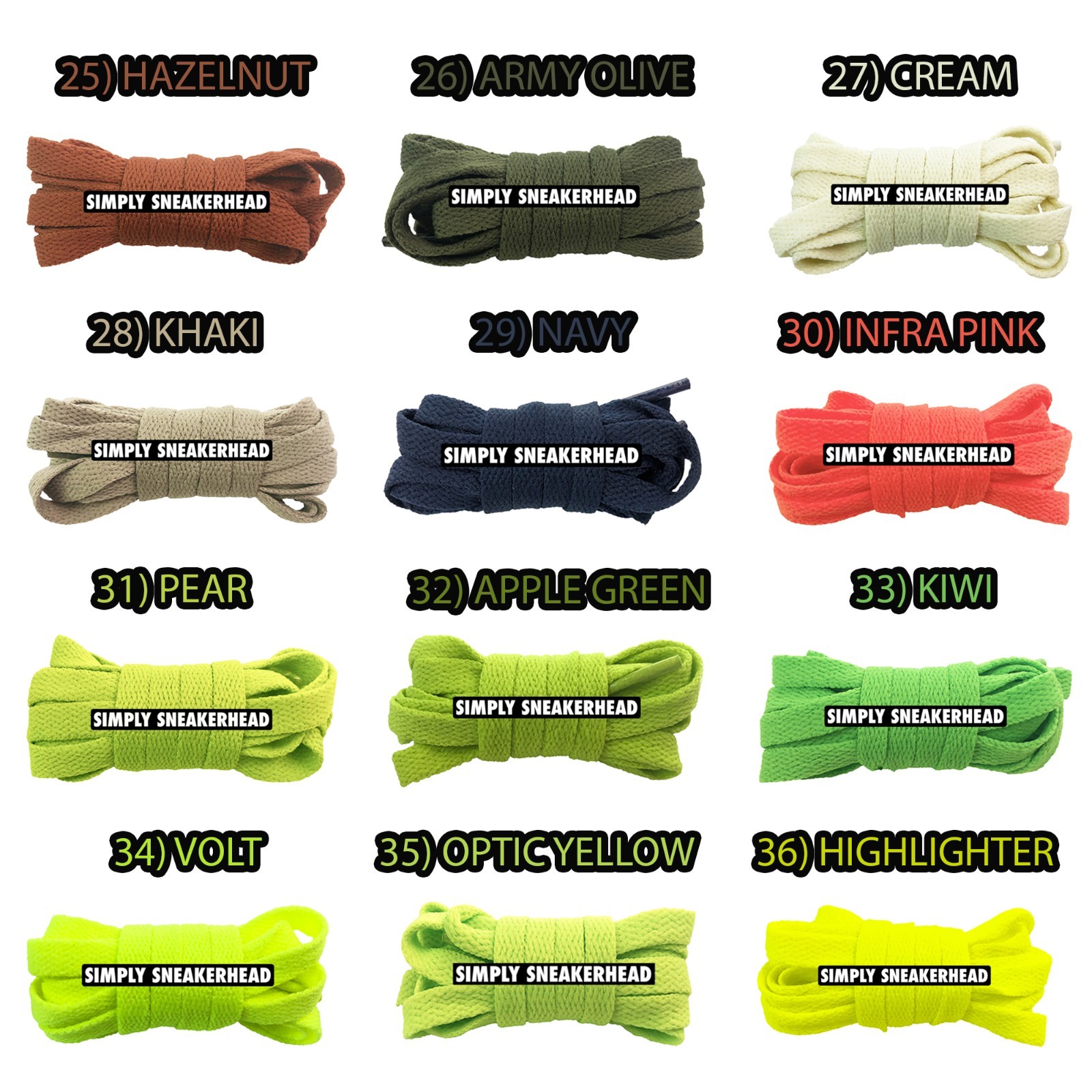 CLASSIC FLAT REPLACEMENT SHOELACES COLORFUL LACES NIKE ADIDAS BUY 2 GET 1 FREE