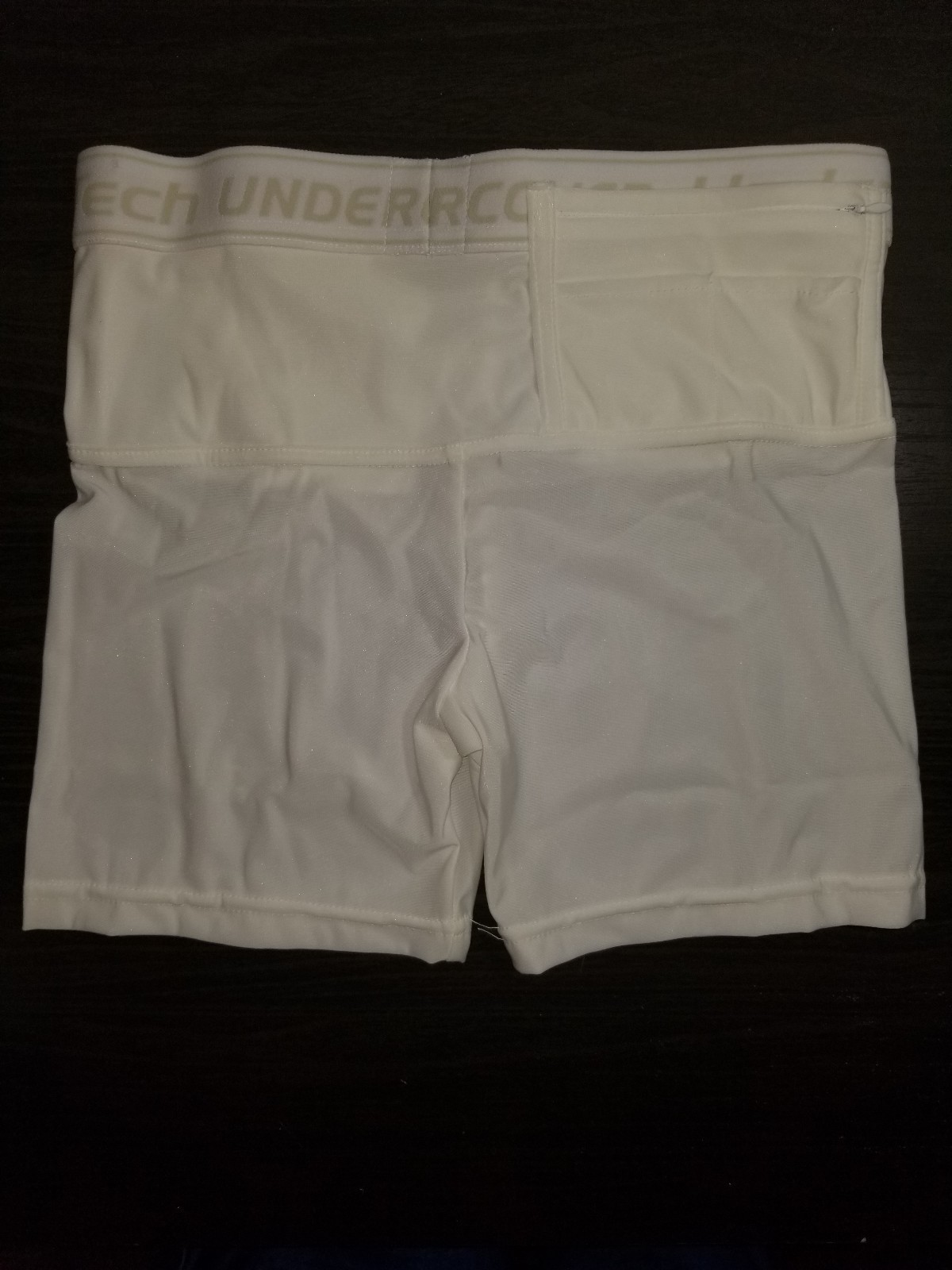 3XL Undertech Undercover Womens Compression Concealment Travel Shorts White.