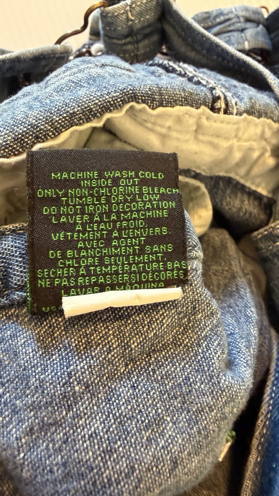 John Deere Toddler Boys Denim Overalls Size 2T Blue Medium Wash Bibs Buckle