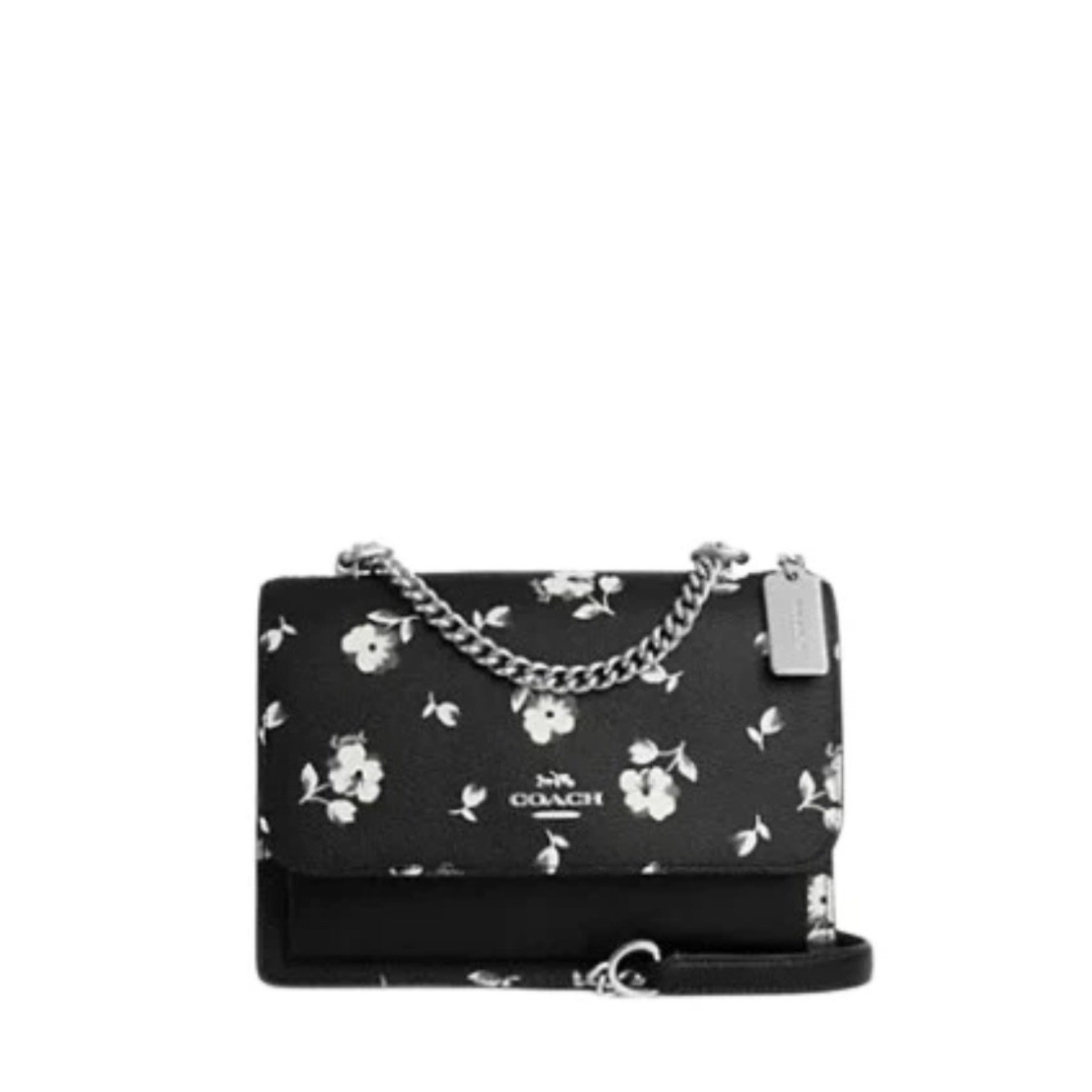 NWOT COACH Klare Crossbody Bag With Floral Print Black/White Multi